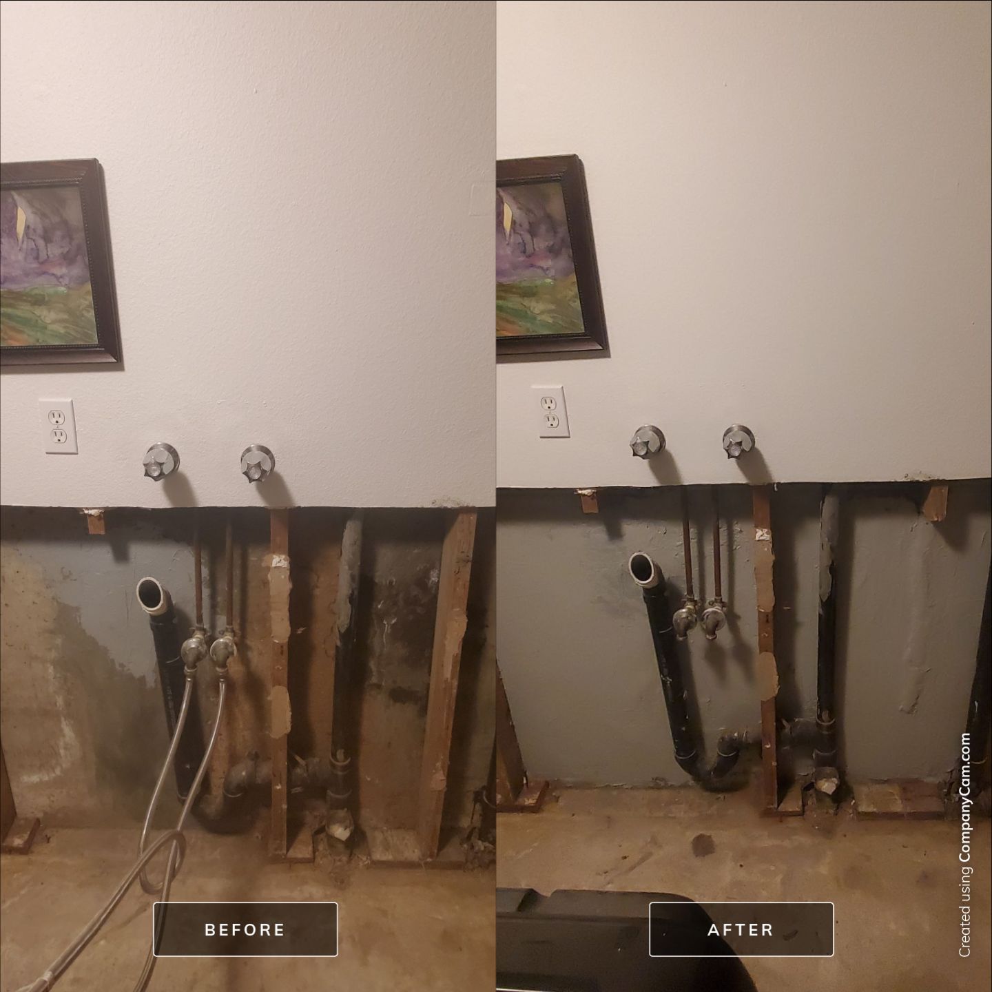 Water Damage using Air Movers by Construction Now LLC
