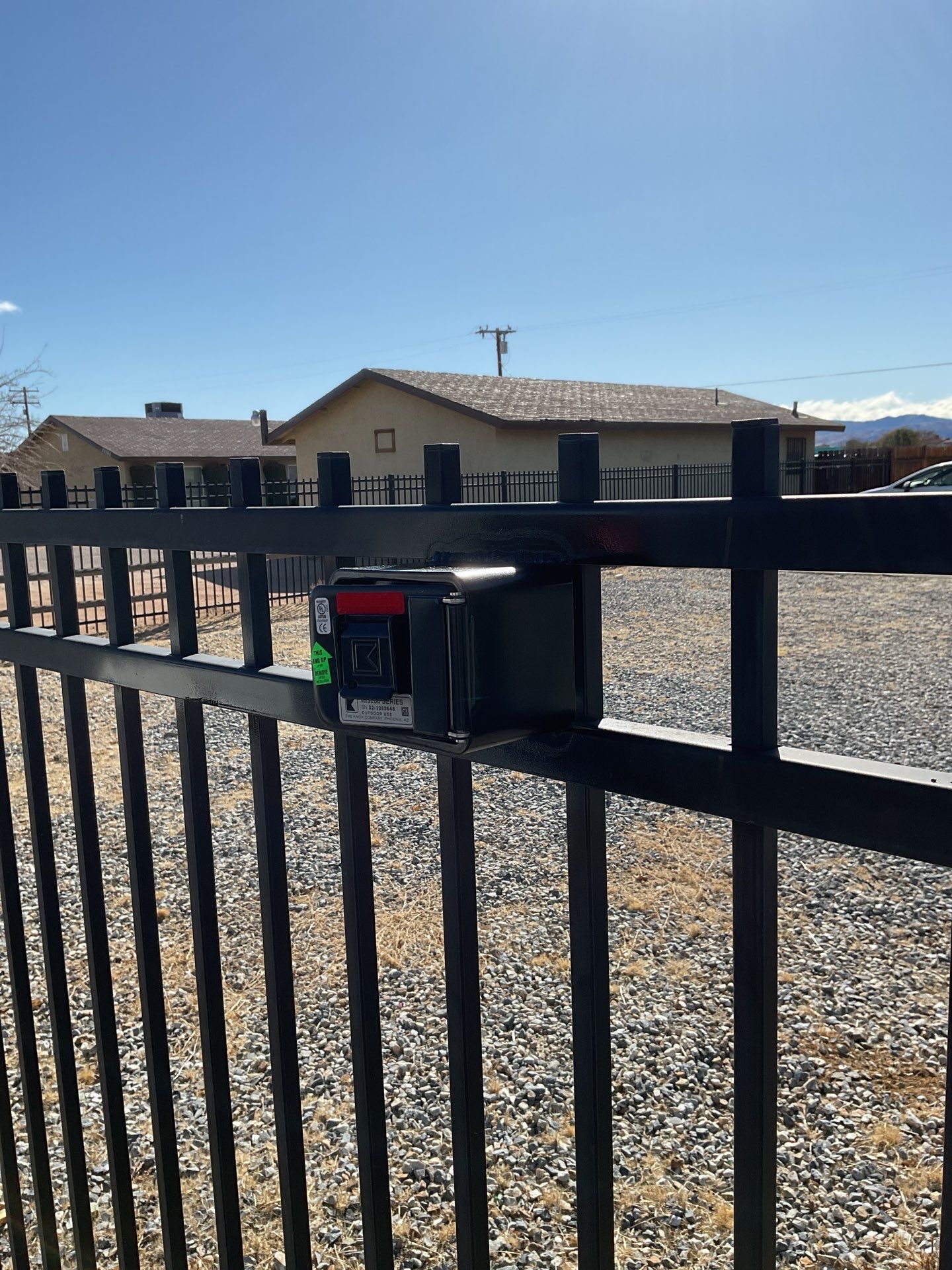 Commercial Installation using Knox Box by Fence Guys Inc. 