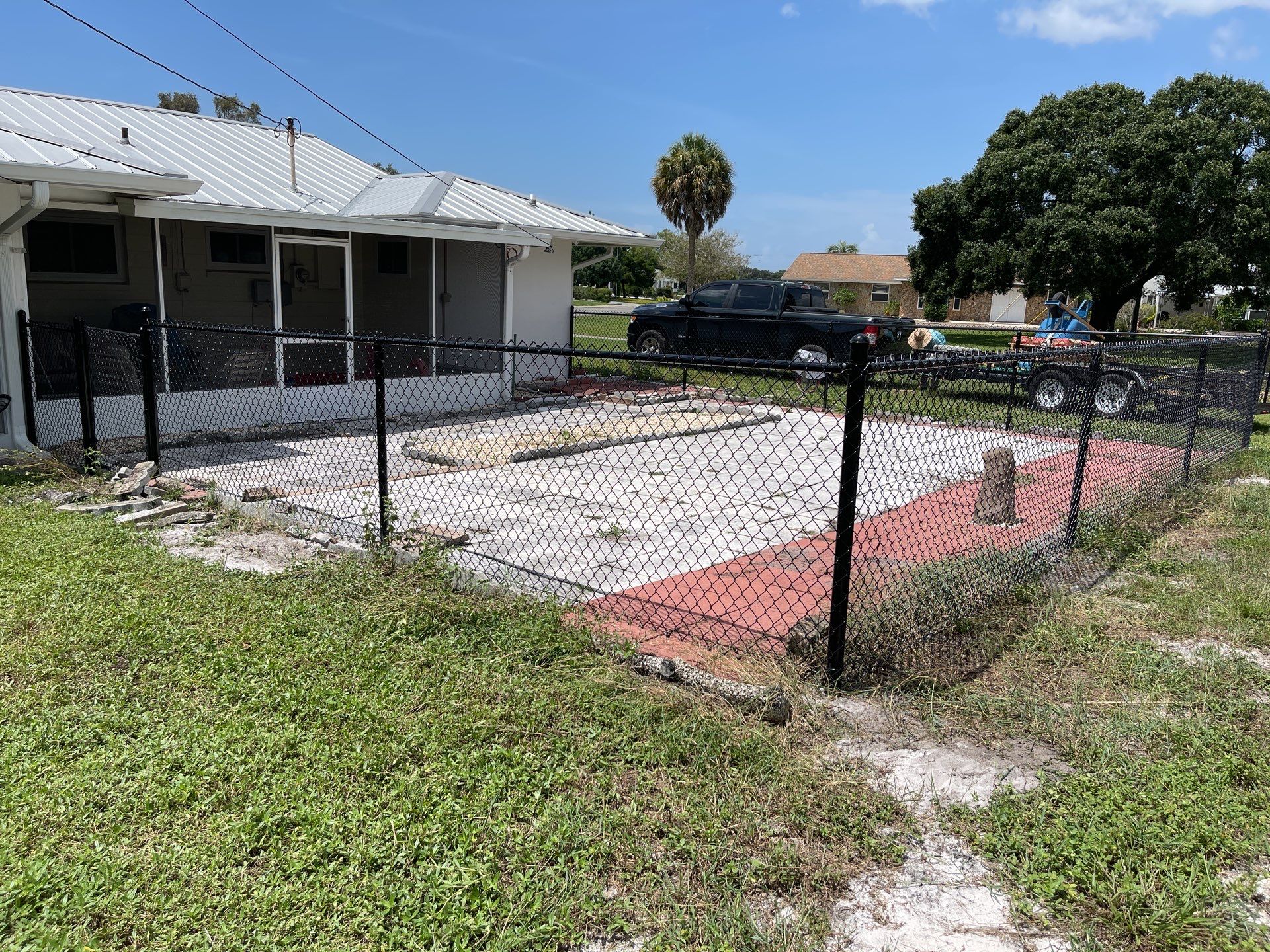 Sun City Center, Florida Black Chain-link Fence by Asap fence and gates, LLC
