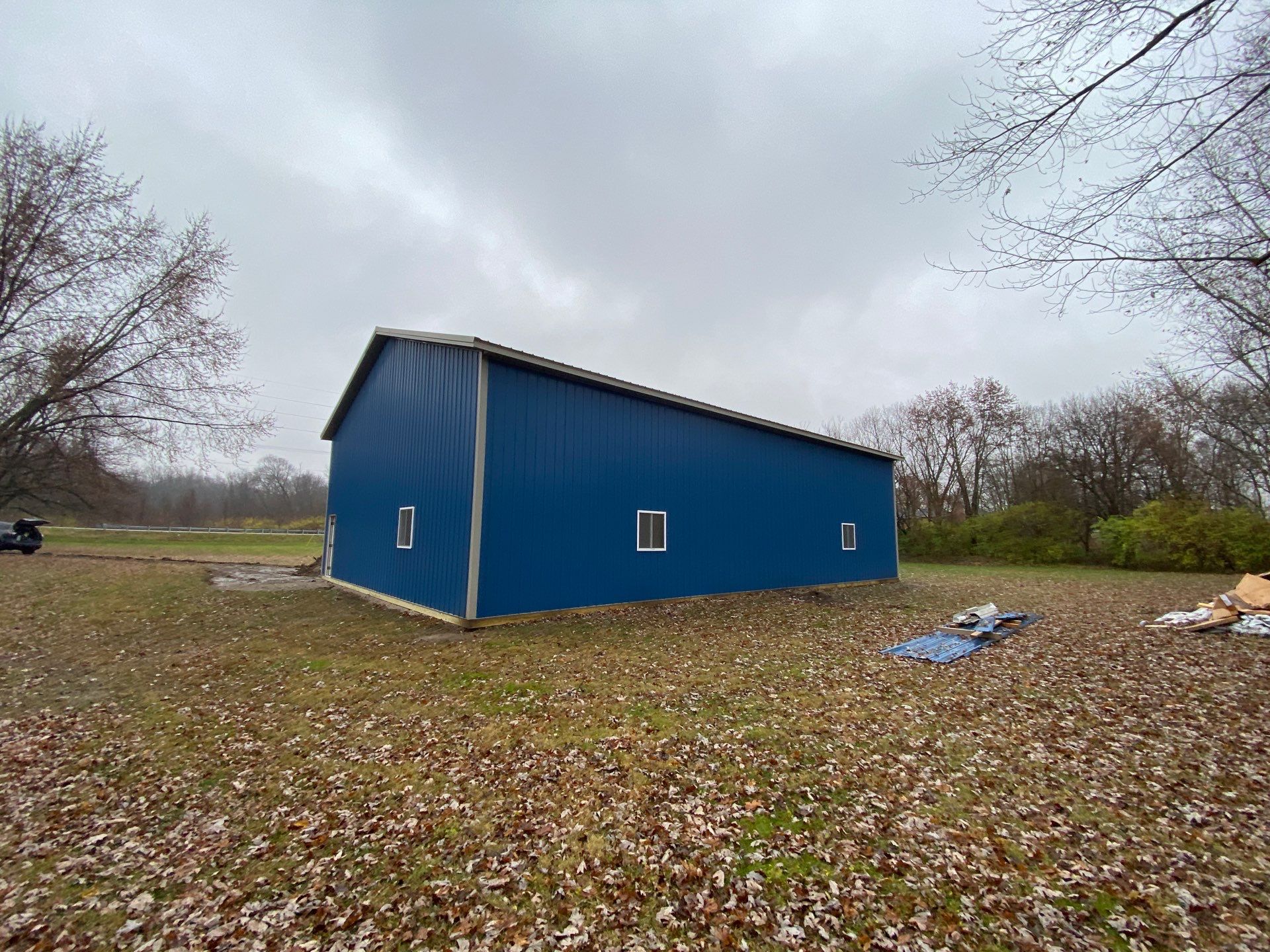 40'x60'x16' Pole Barn by The Barn Builders