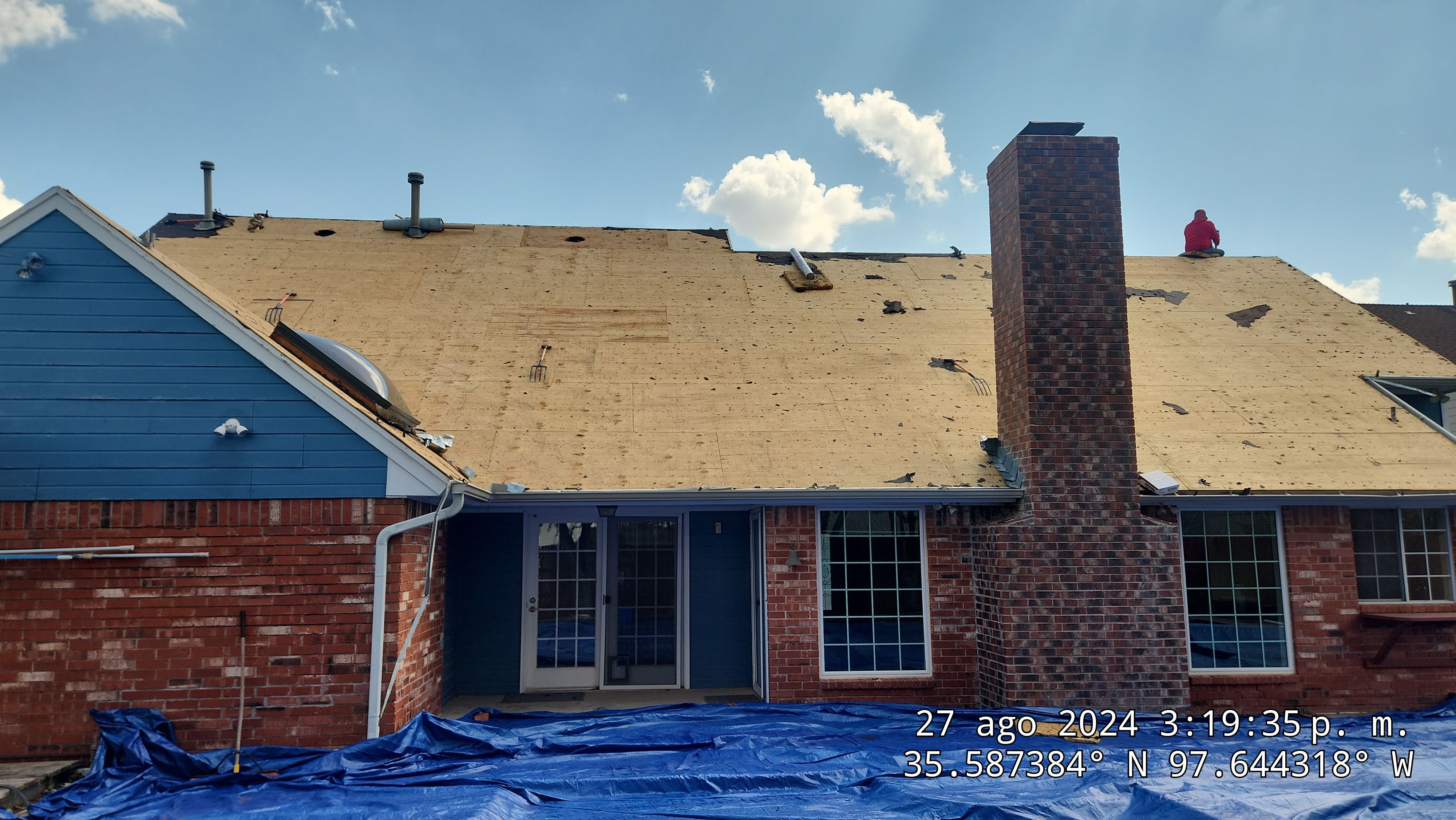 Residential Roofing Installation using GAF by Castillo Roofing
