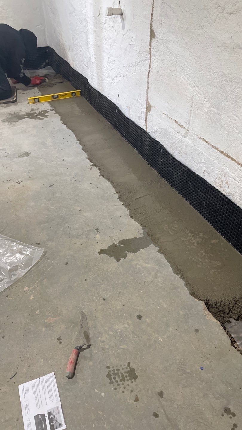 Interior Drain Tile & Wall Drainage in Northeast Minneapolis by Waterproofing Northeast