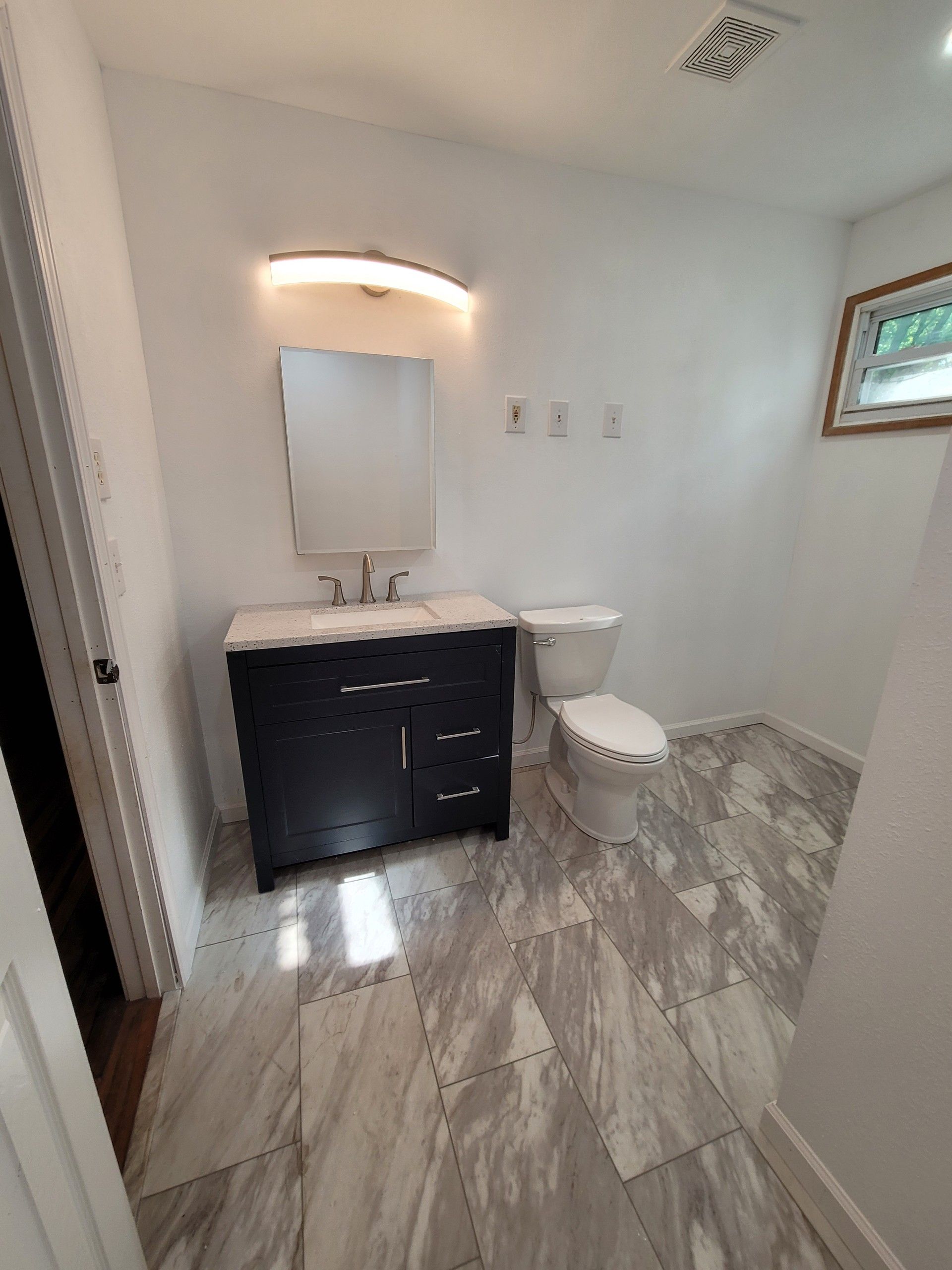Corner tub to large shower by The Shower Company