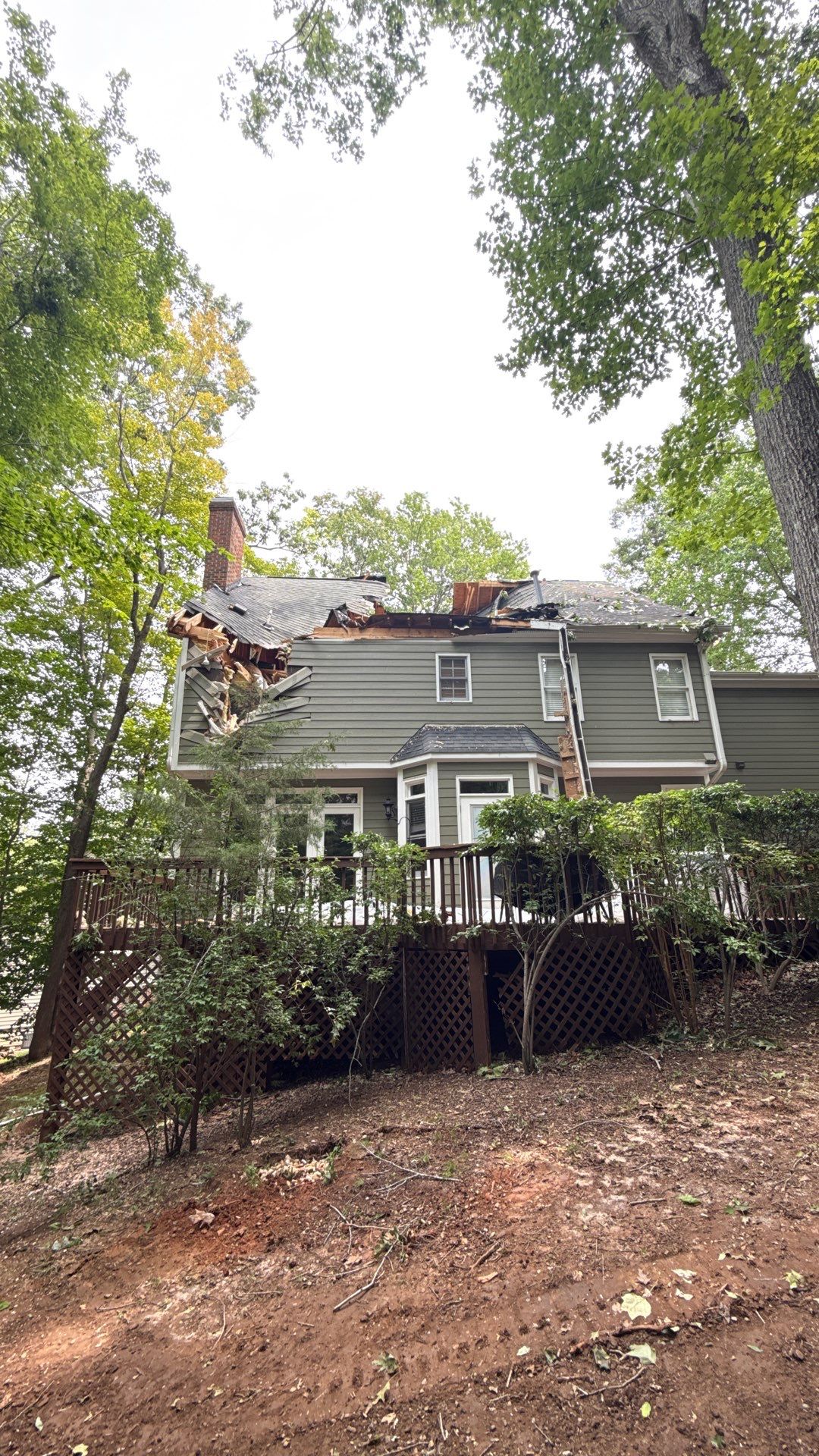 Storm Damage Mitigation and Structural Drying After Tree Impact in Raleigh by One Team Restoration