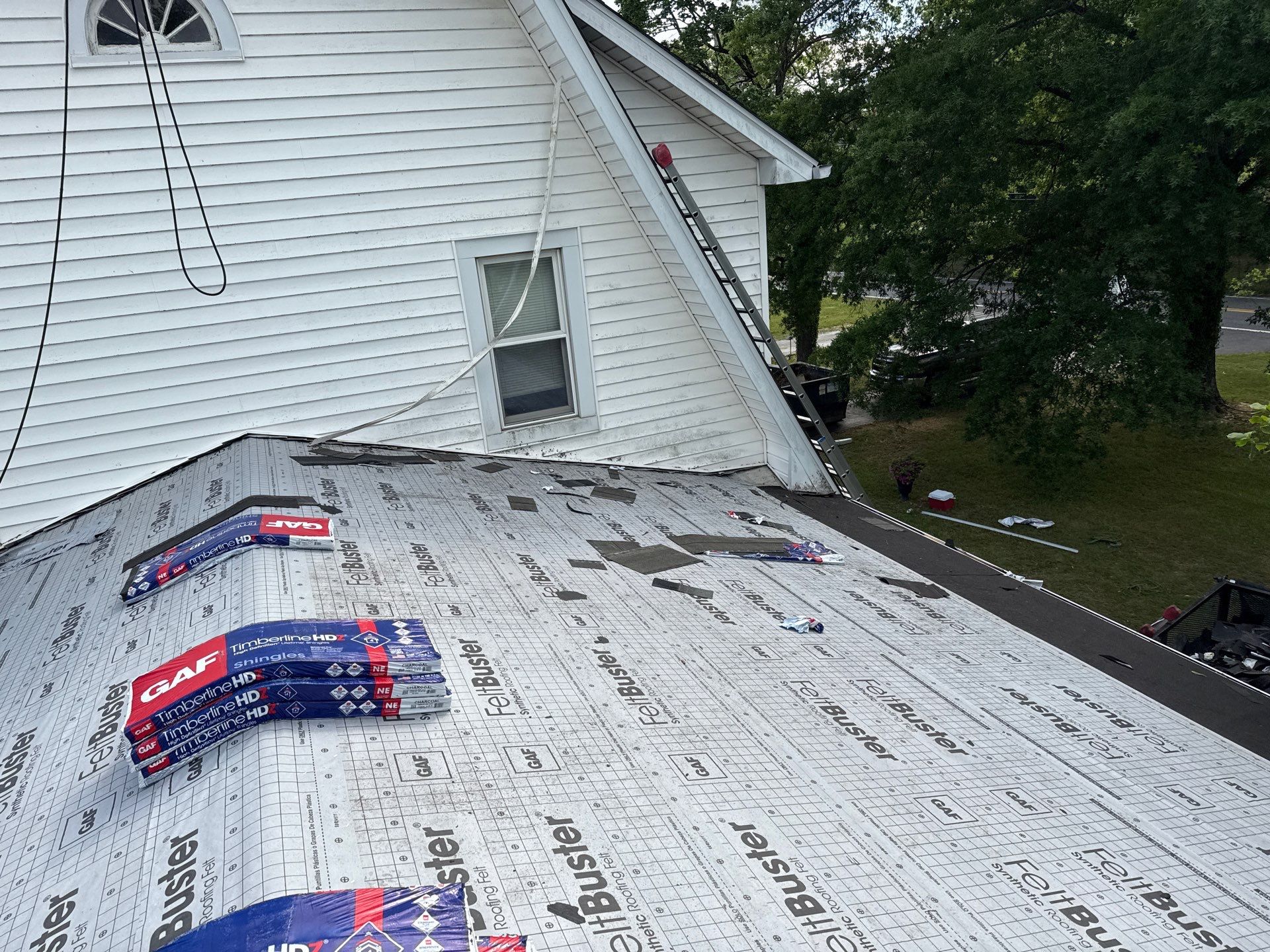 Residential Roofing Installation using GAF Timberline HDZ by Matter Roofing & Construction