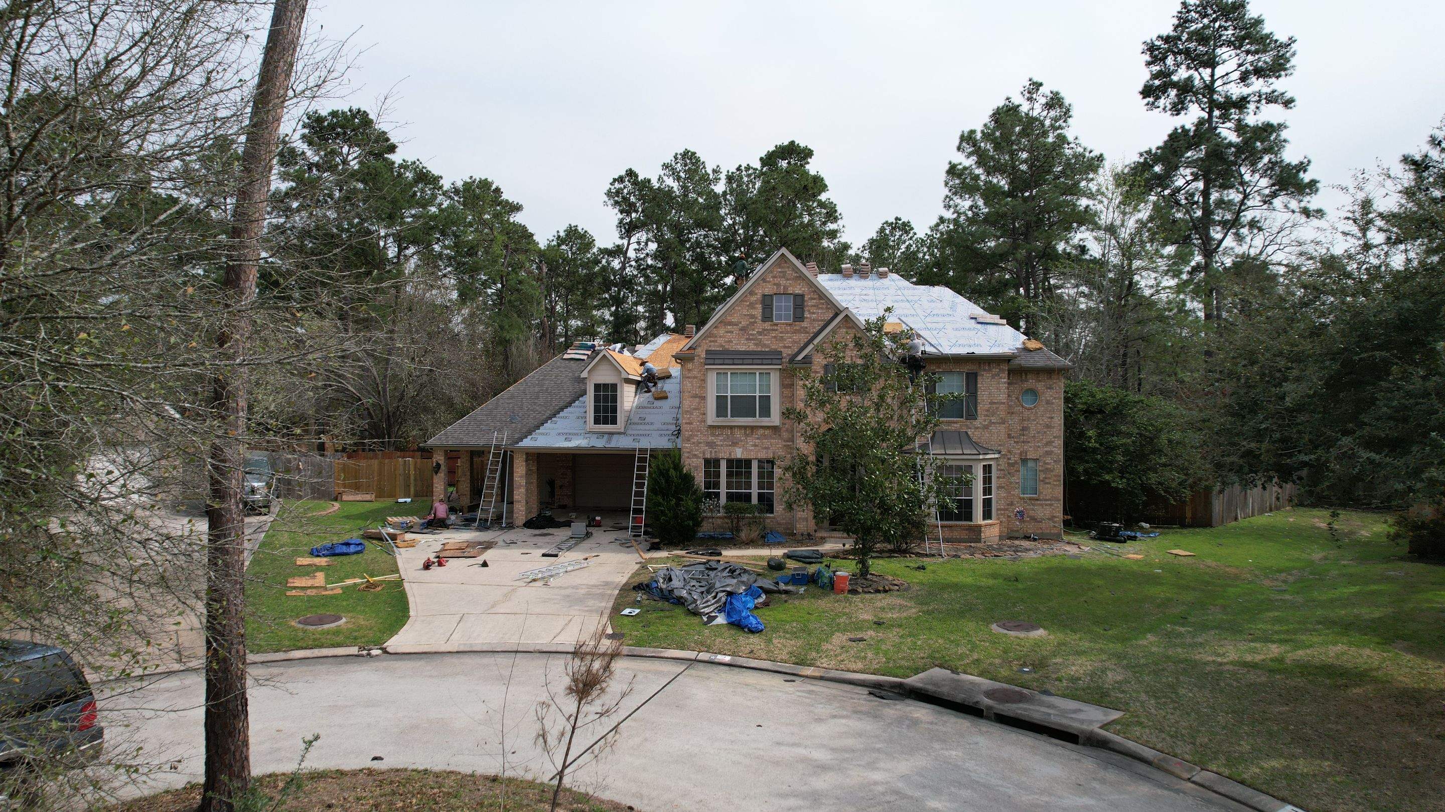 Two-Story Estate Roof Replacement — Spring, TX by PL Roofing & SB Roofing, LLC.