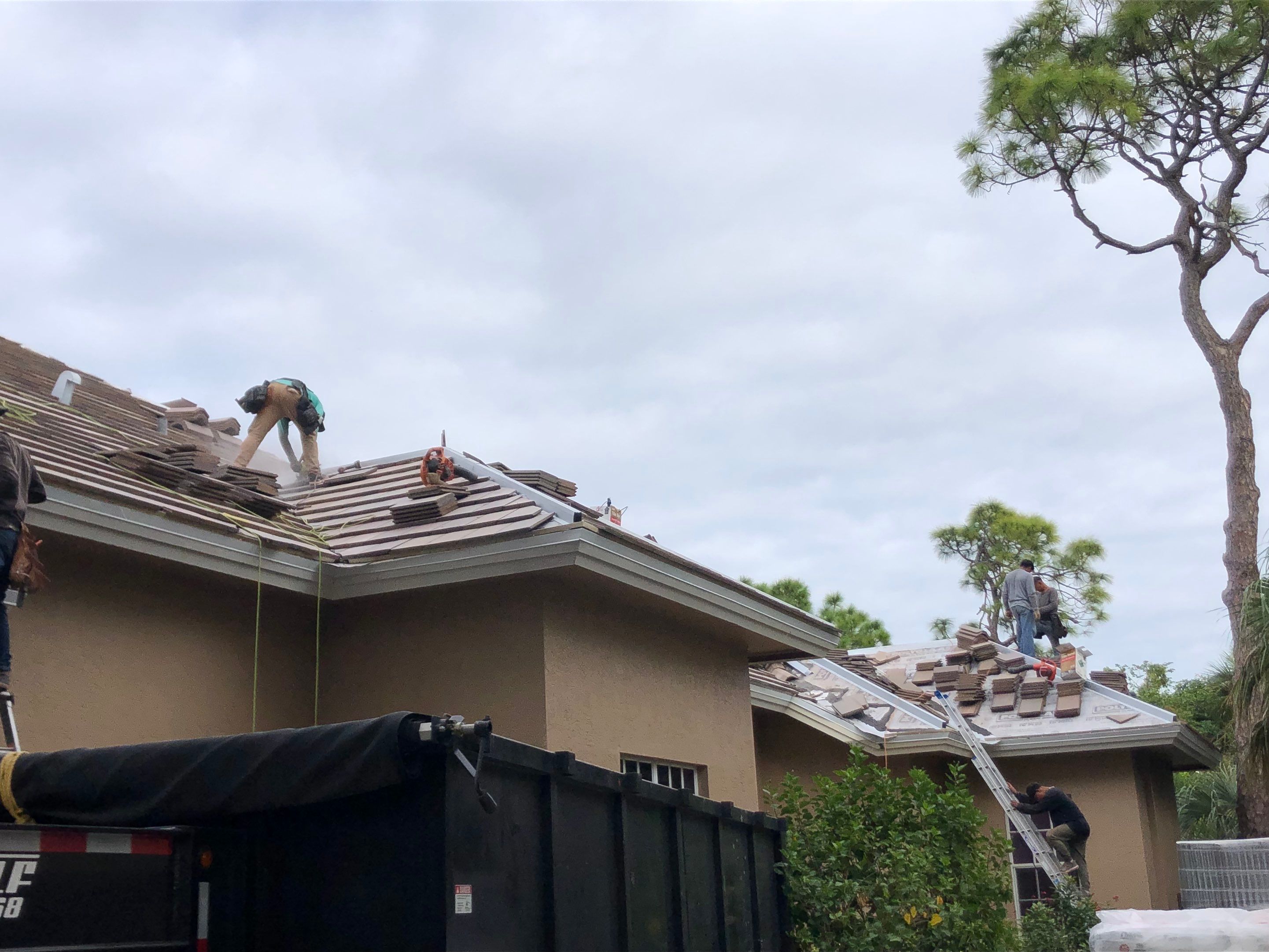 Residential Re-Roof using Eagle Roof Tile by First Due Roofing