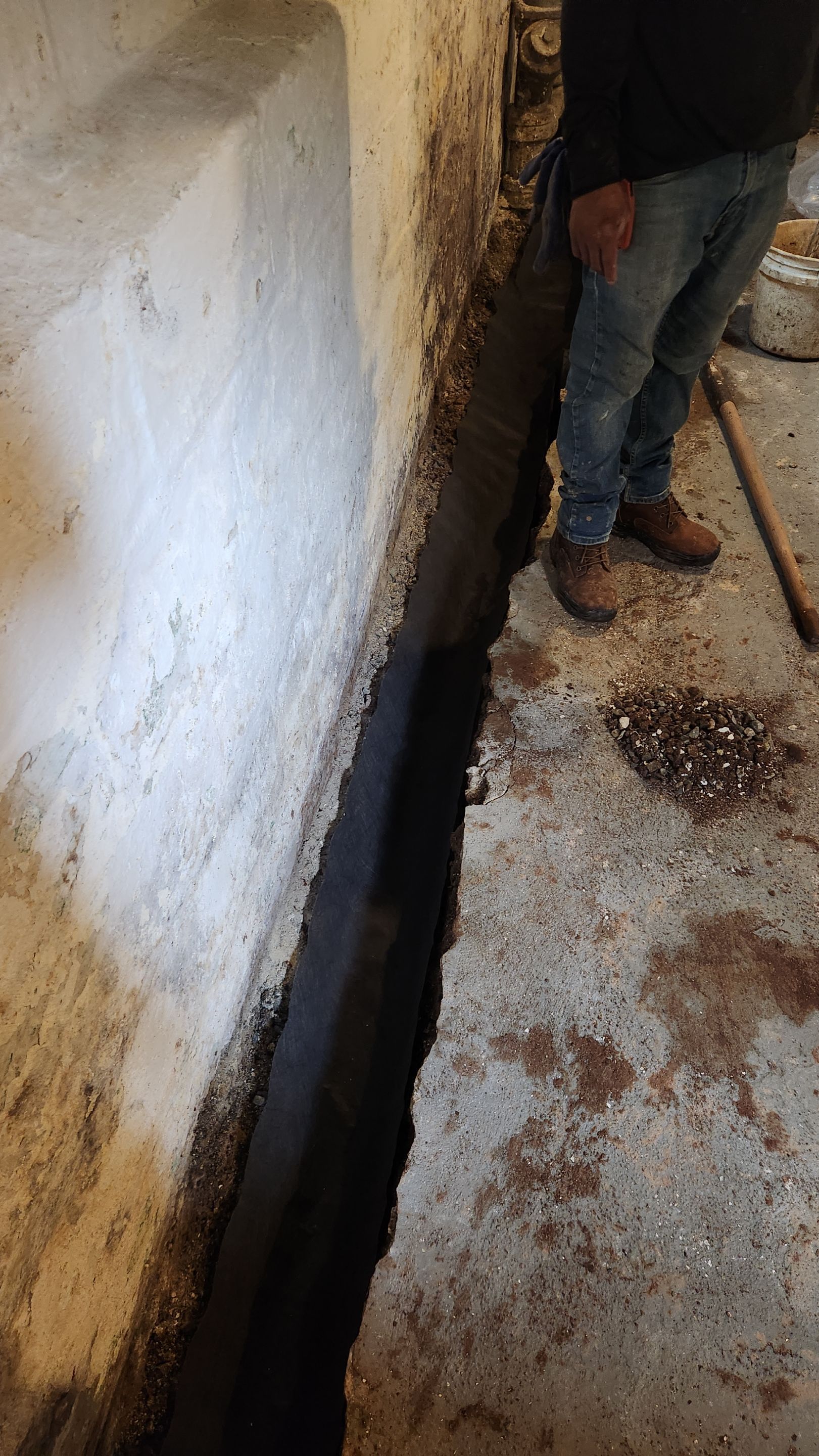 Interior French Drain South Orange, NJ by Pure Service Pro, LLC 
