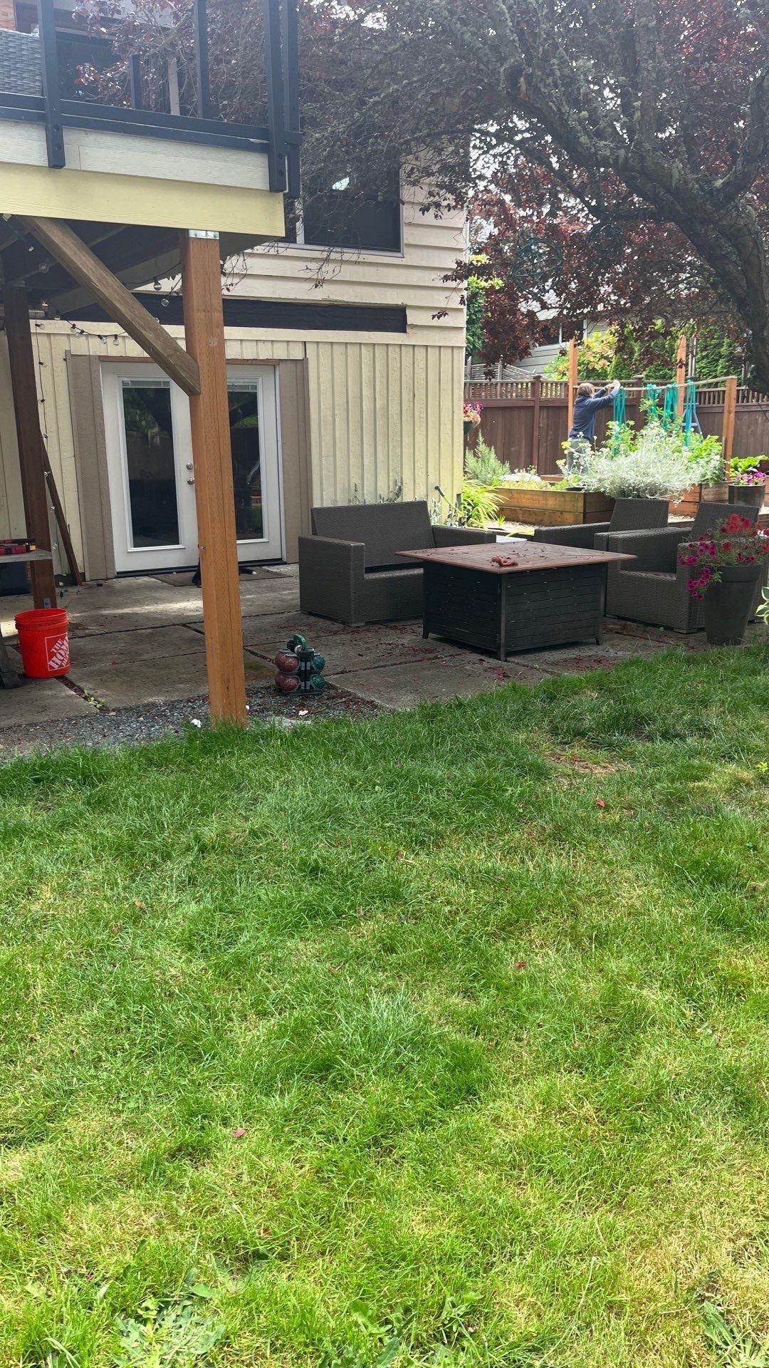 Concrete Back Patio Renovation | Edmonds  by Jireh Asphalt & Concrete Inc 
