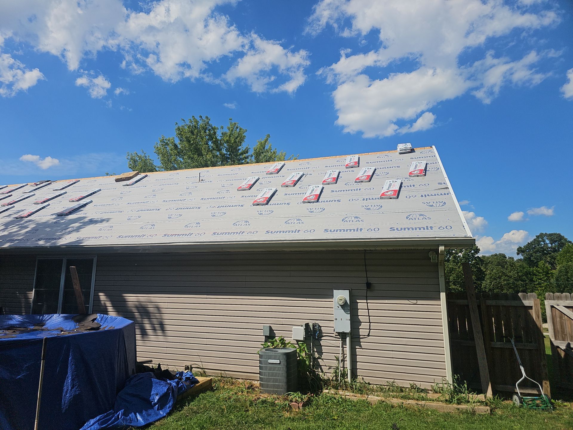 Residential Roof + Gutter & Downspouts & Gutter Guards Install  by Titan Commercial & Residential Roofing 