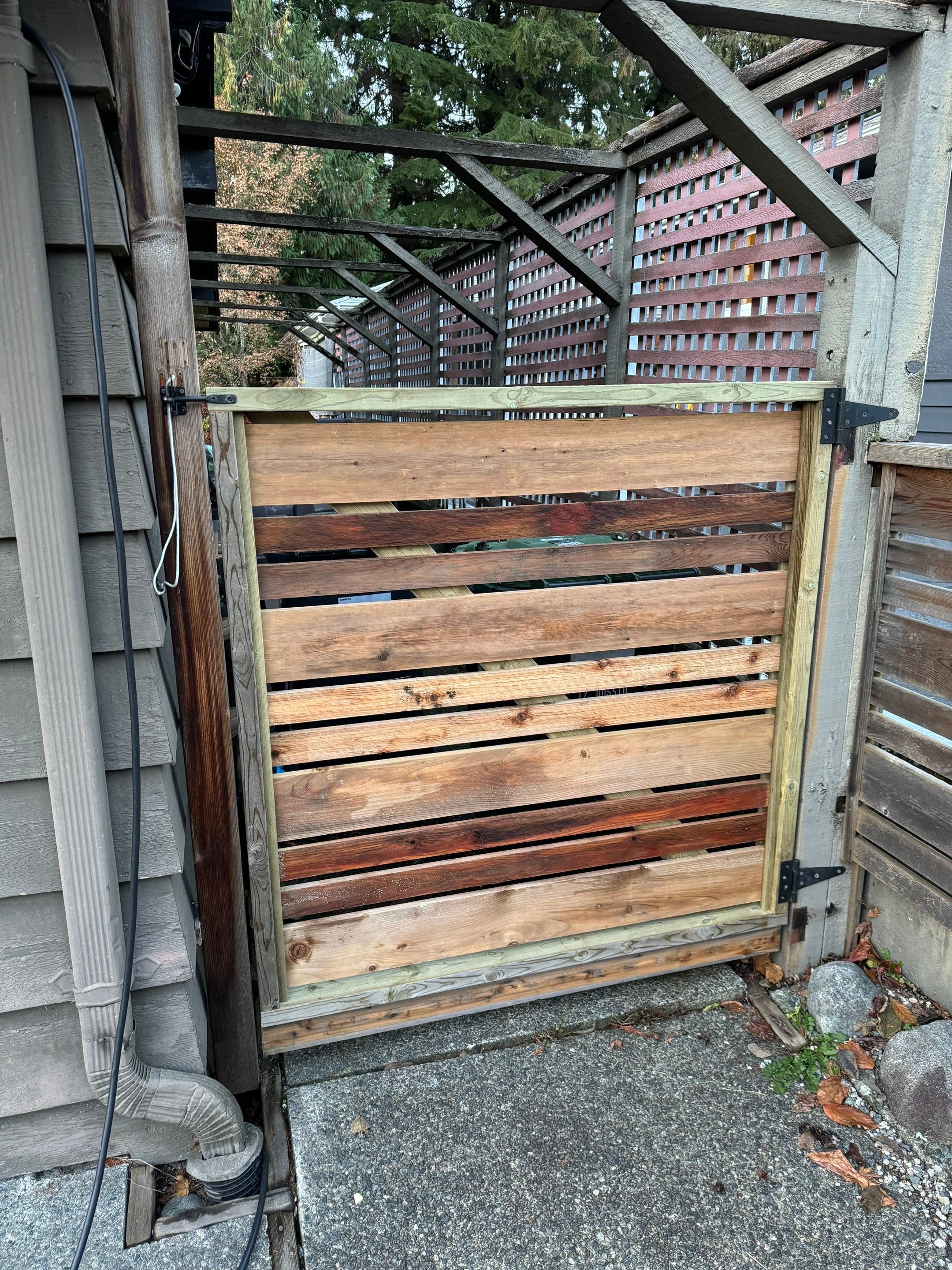 New Wooden Gate by YVR Construction Group