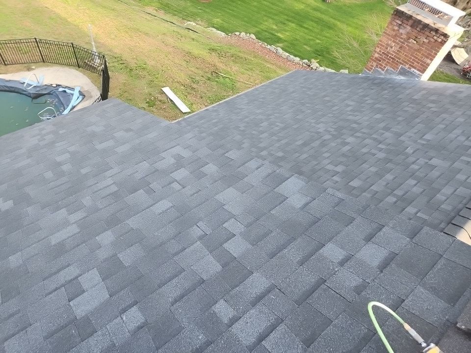 Residential Roofing Installation using Owens Corning TruDefinition Onyx Black by A Plus Exterior
