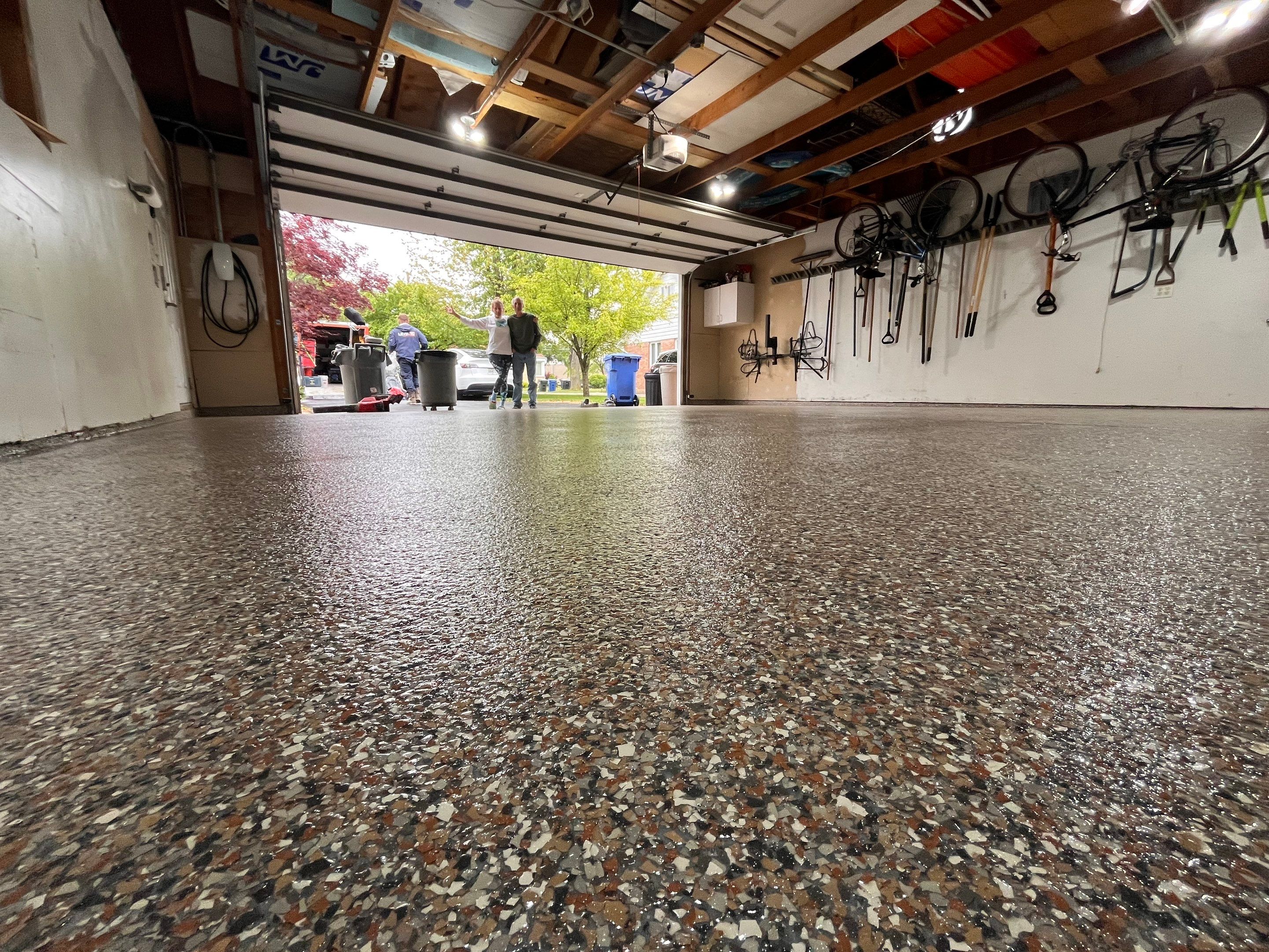 Waxwing Garage Floor Coating by Level 10 Coatings