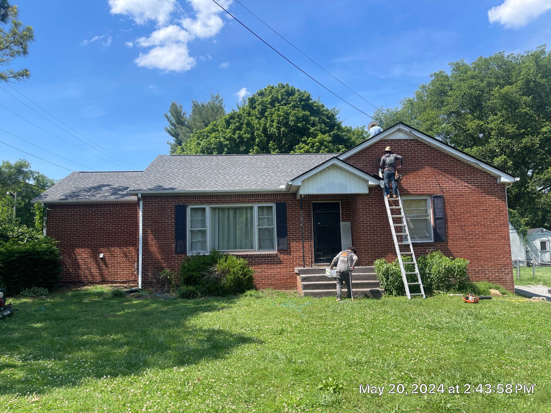 Residential Roofing Installation using GAF Timberline HDZ in Pewter Gray by Undersun Roofing 