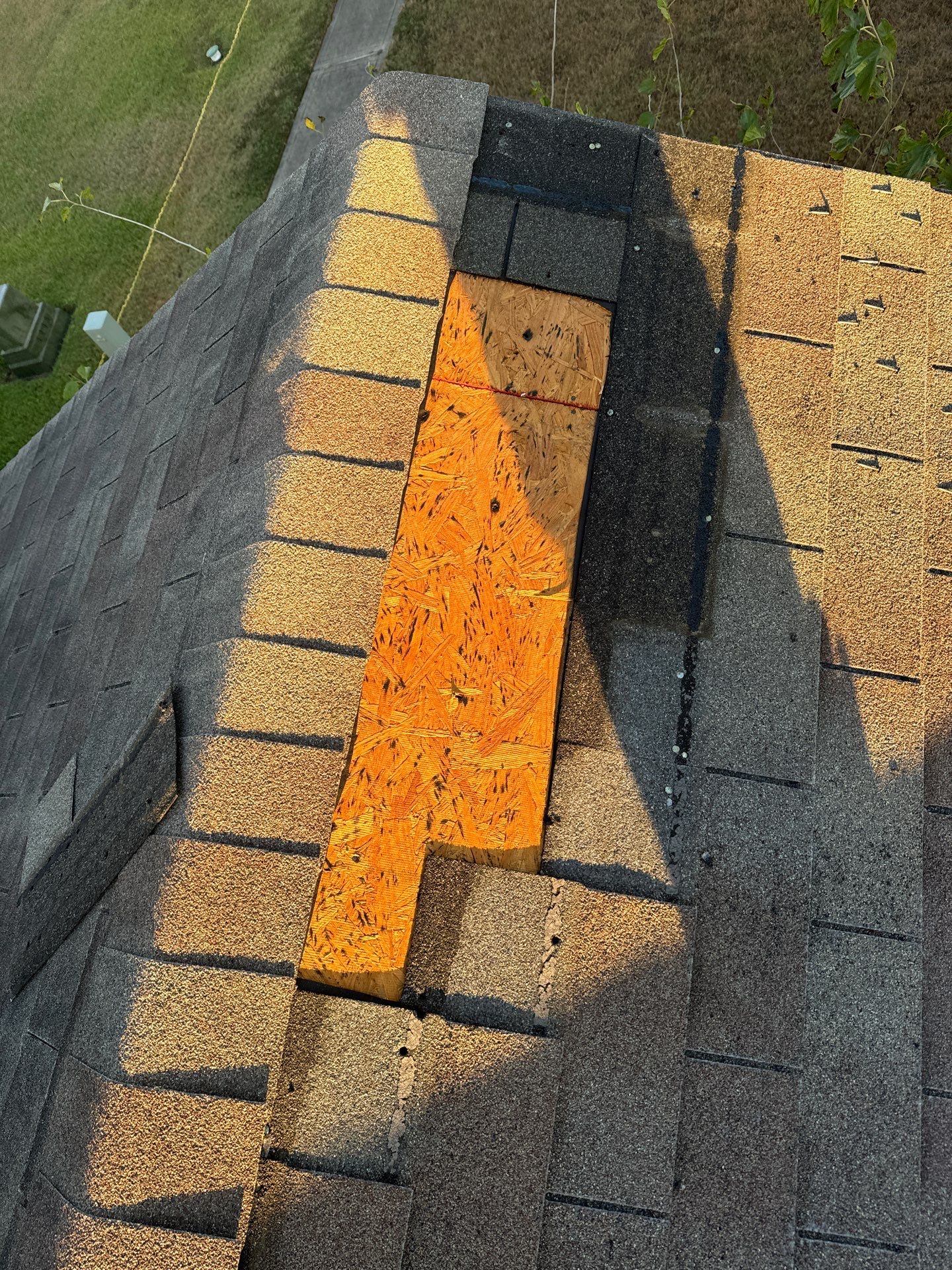 Hail Damage using Owen's Corning Duration (Lifetime) Shingles by Roof Repair Company