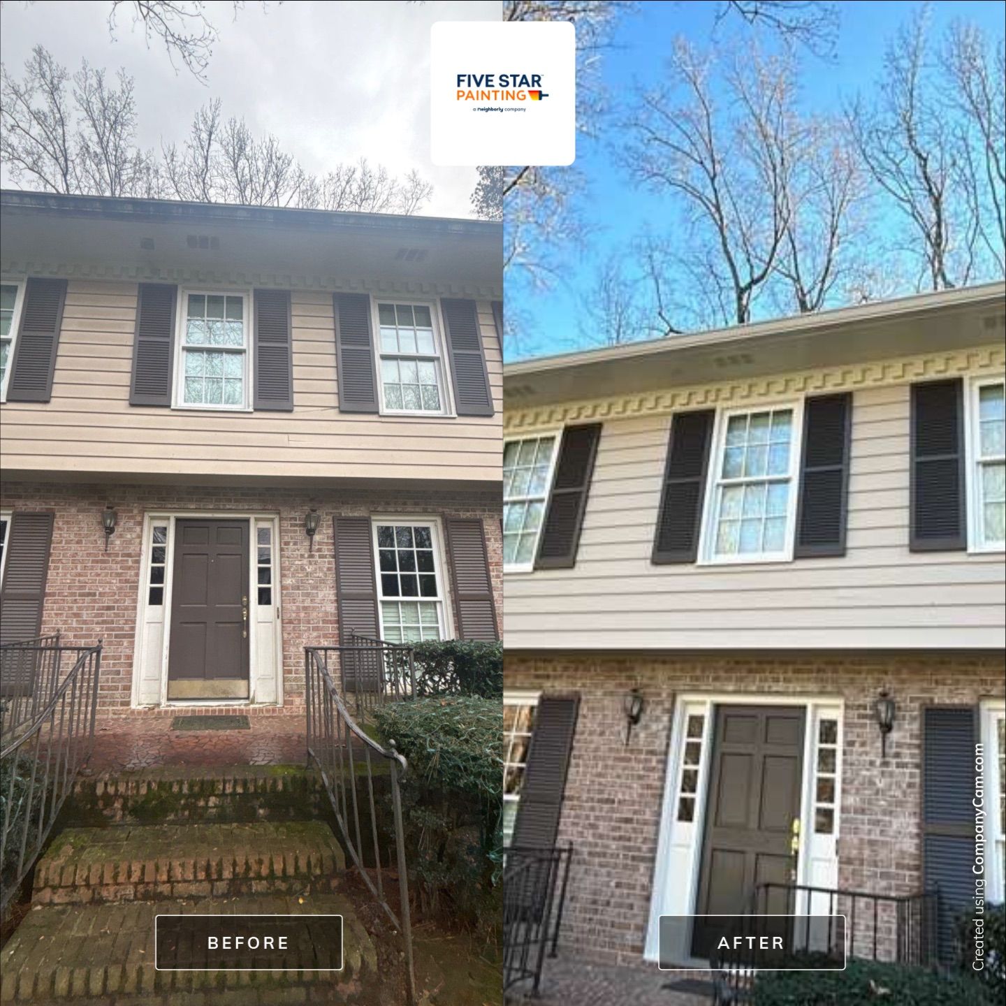 Exterior Refresh in Dunwoody by Five Star Painting