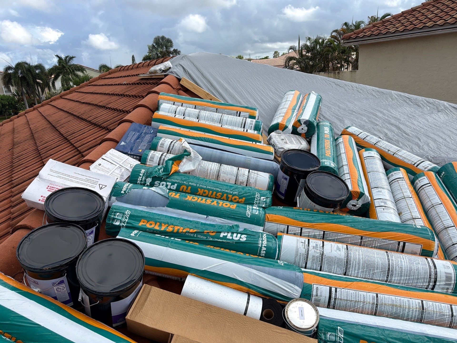 Residential Roofing Installation using Eagle Roofing Tile by BLUES BROTHERS ROOFING