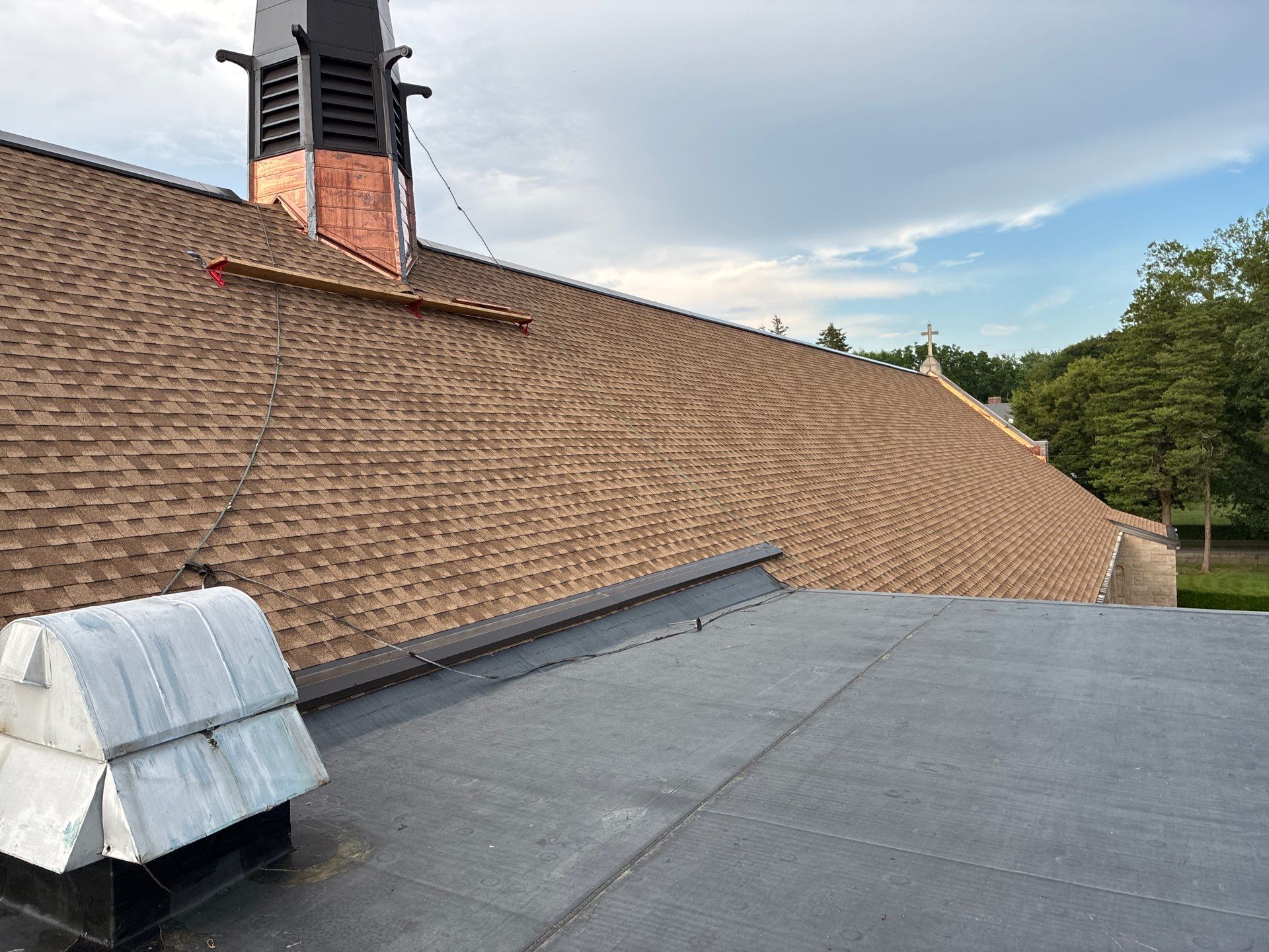 St. Pius Church - Commercial Roof Restoration by Rinaldi Roofing