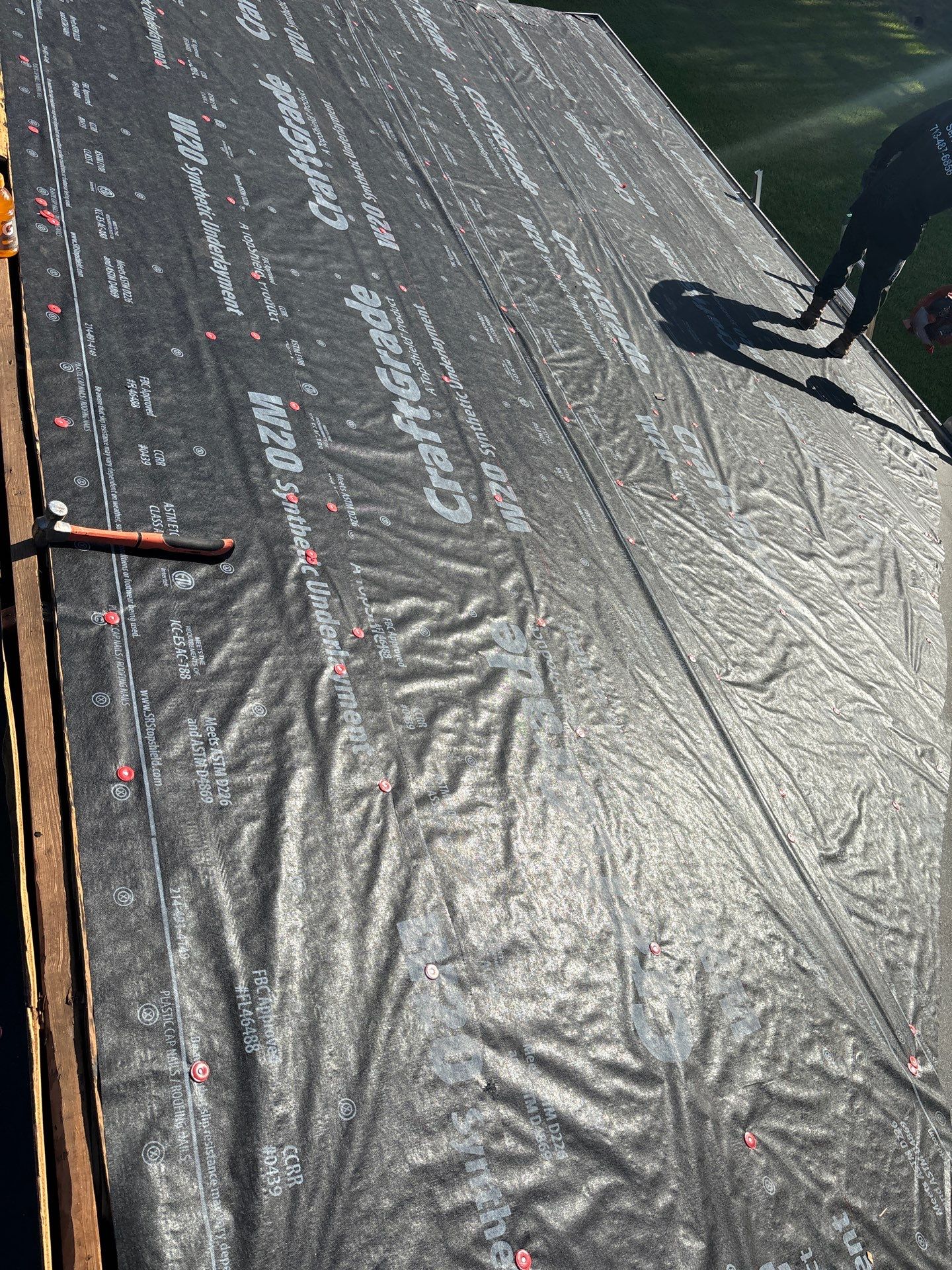 Residential Roofing Installation using Owen's Corning Duration (Lifetime) Shingles by Roof Repair Company