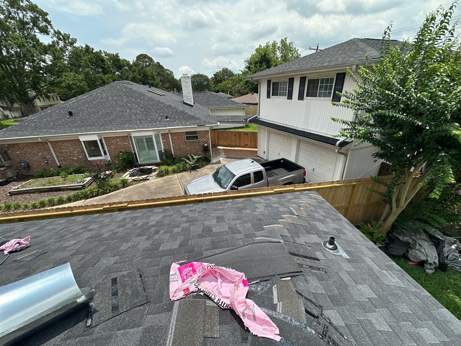 Project in Houston by Motion Roofing