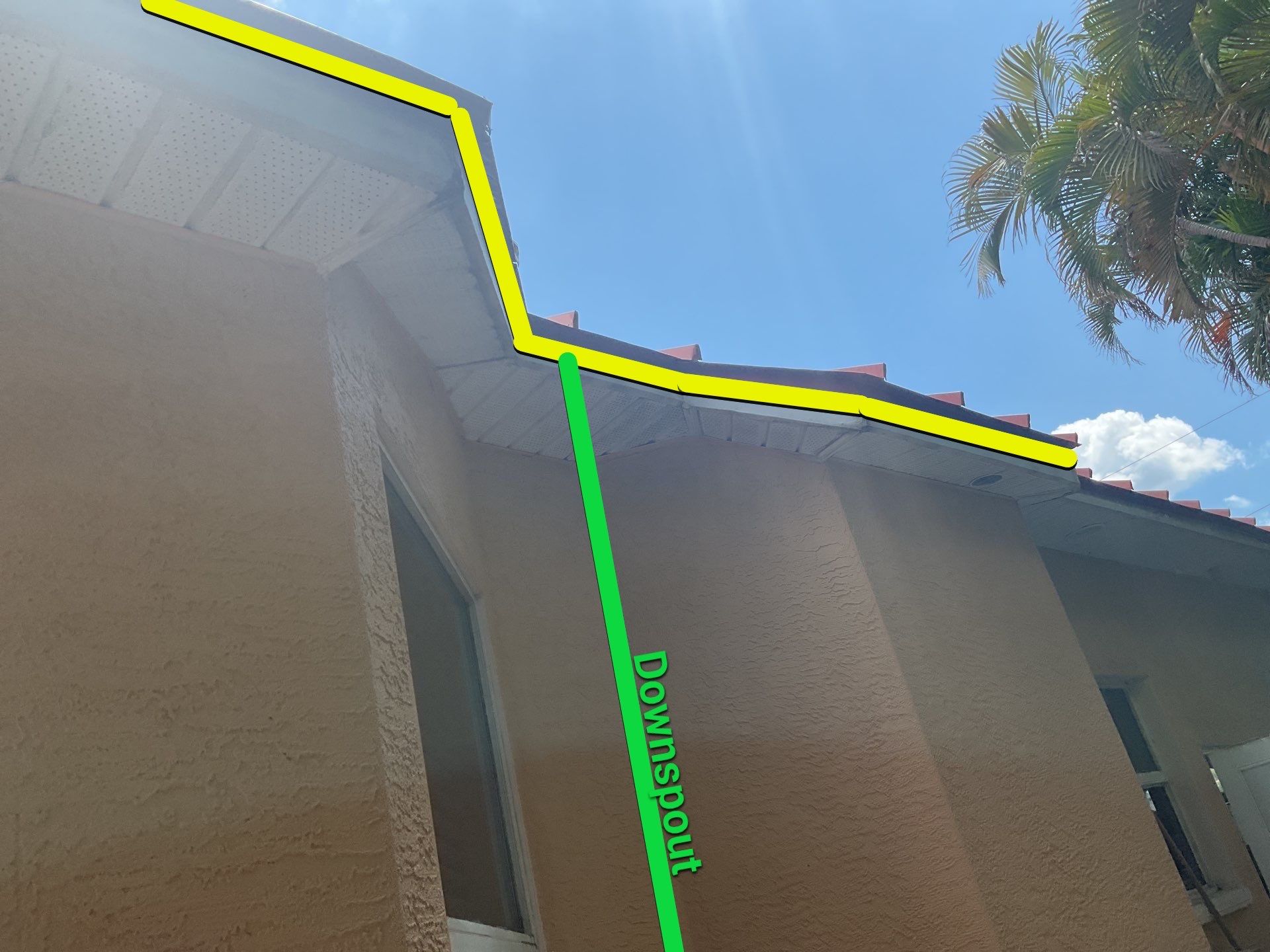 6 Inch Seamless Gutters using K-Style Seamless Gutters in Cape Coral FL by Gutter Professors