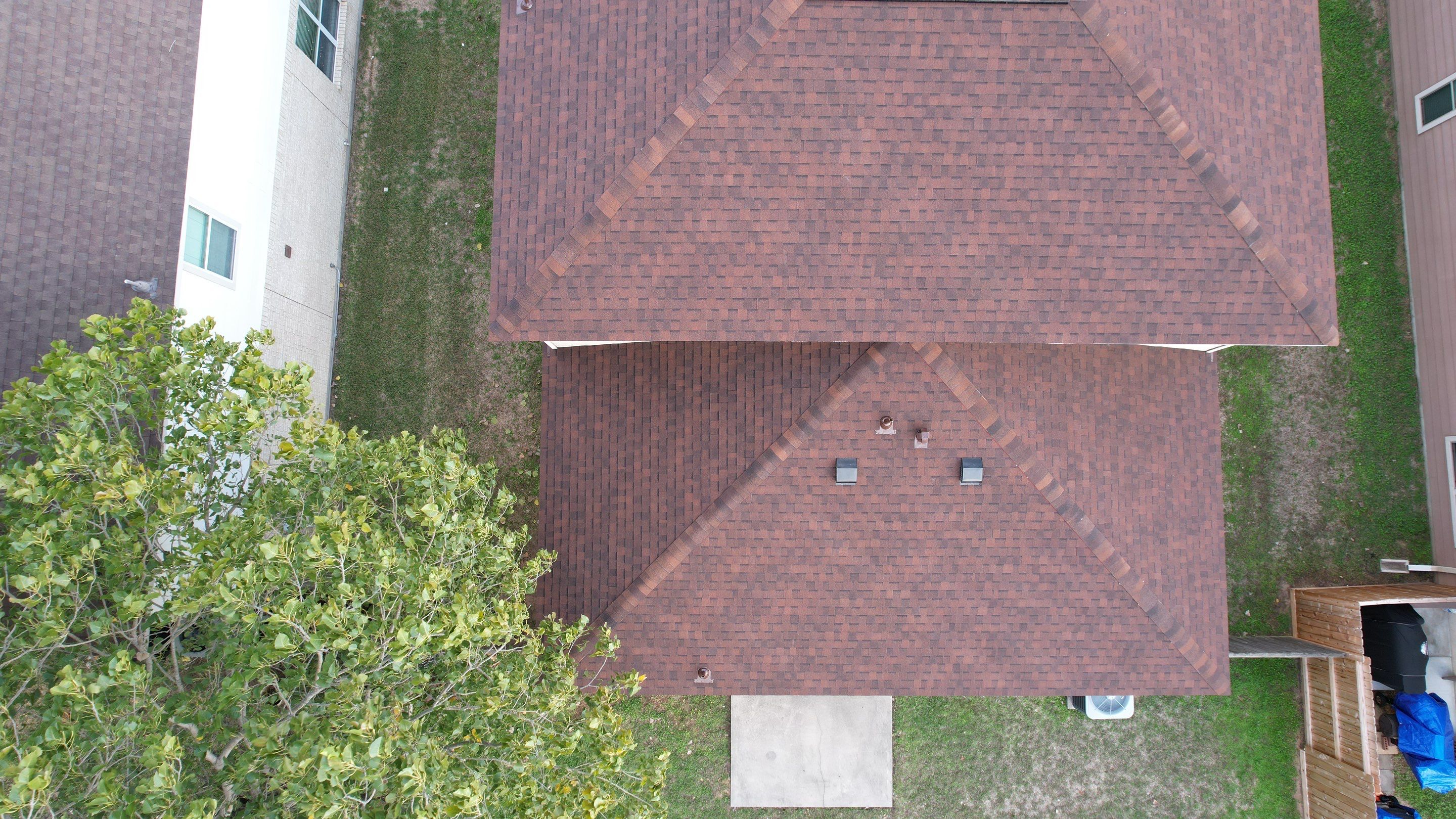 Autumn-Red Shingle Roof Replacement — Spring, TX by PL Roofing & SB Roofing, LLC.