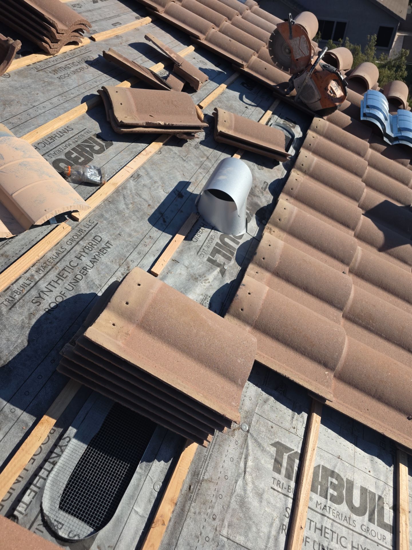 Tile Reset using Concrete Tiles in Gold Canyon by Weather-Tite Roofing