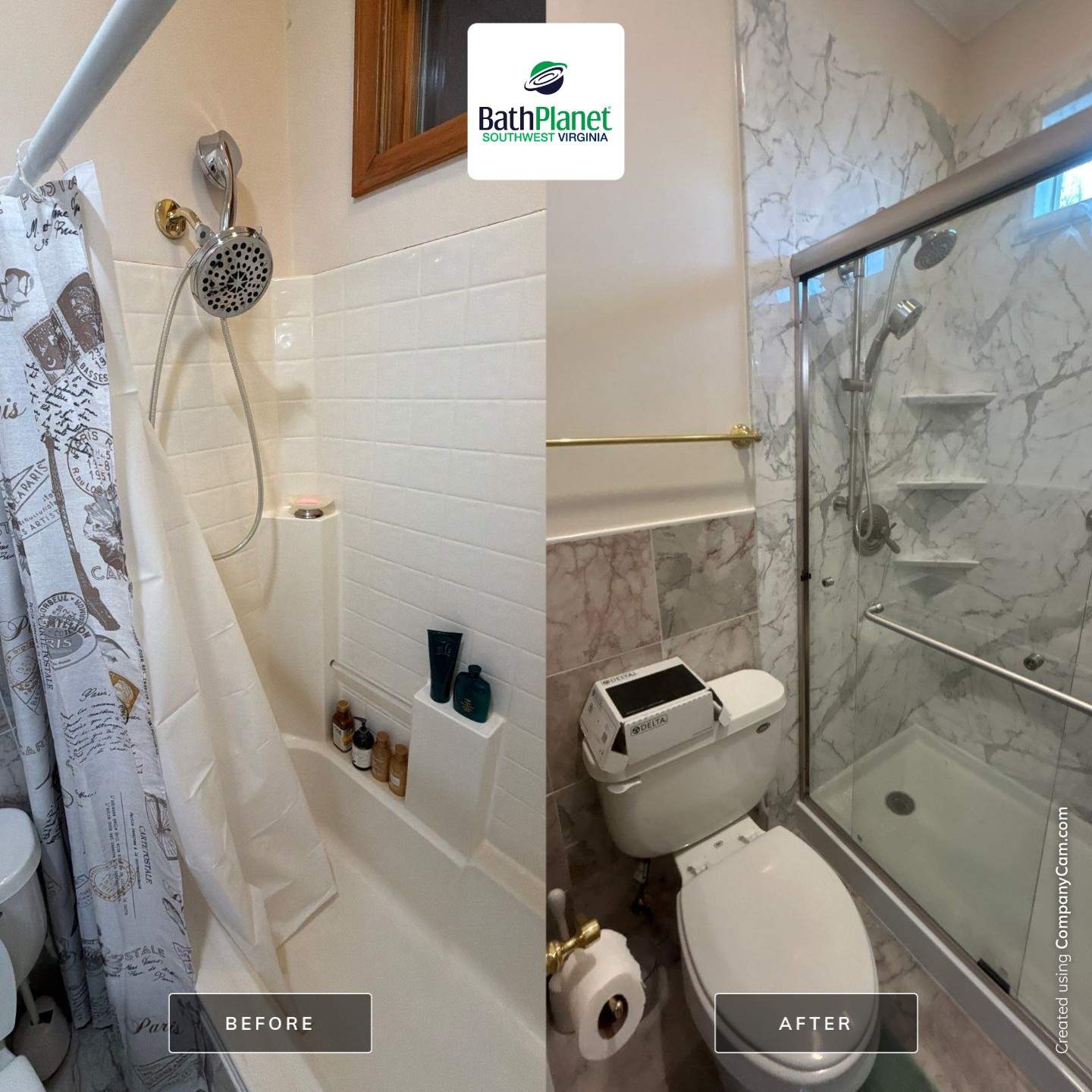 Tub to Shower by BathPlanet SW Virginia