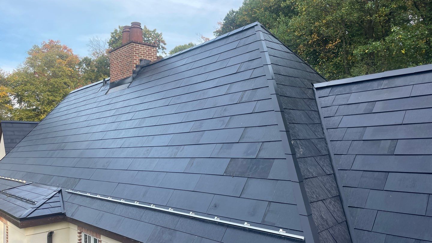 Tesla Solar Roof near Hershey, PA by American Home Contractors