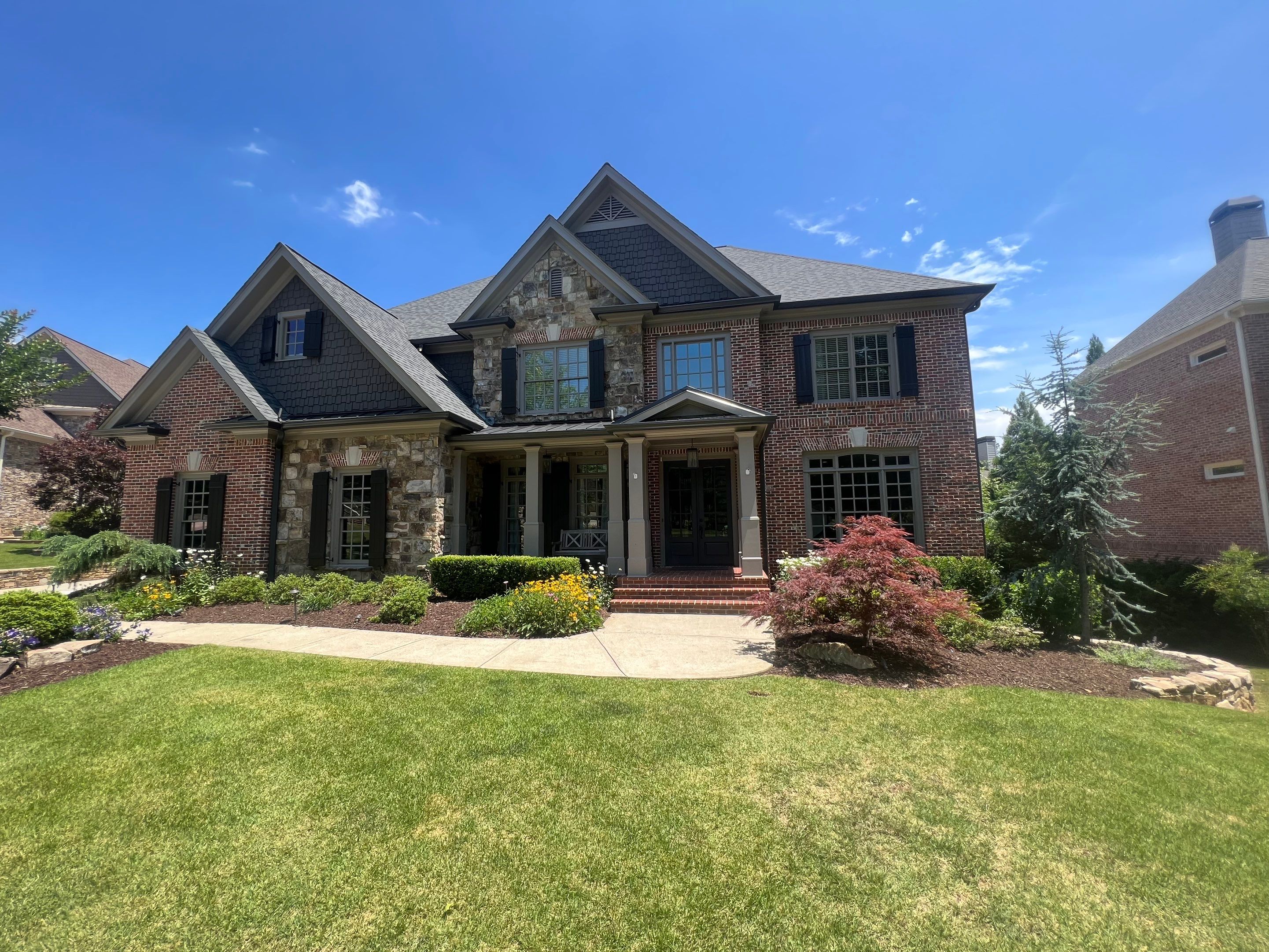 Exterior Painting and Shingle Siding Refresh for Marietta Residential Home by Swift Home Renovations