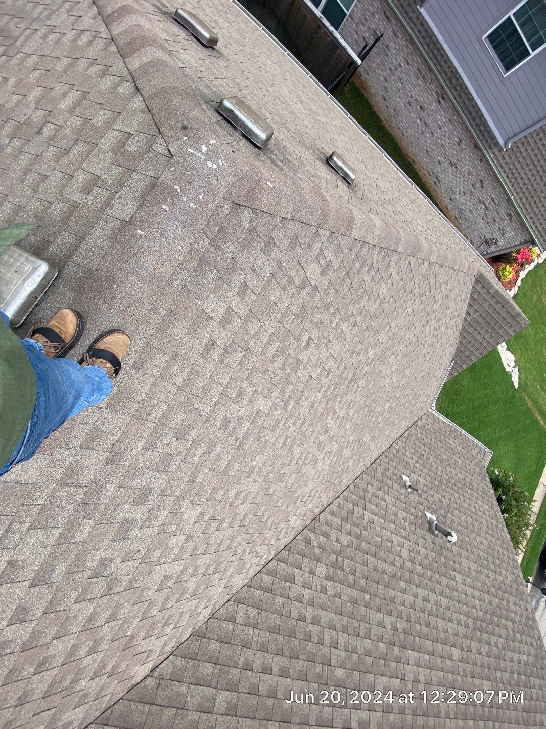 Hail Roof inspection in Jenks by Decor Roofing & Restoration