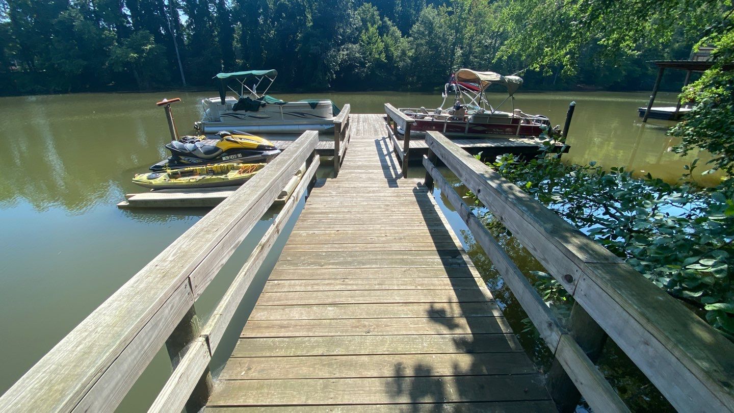 coated dock using Wood Sealant by DuraSeal