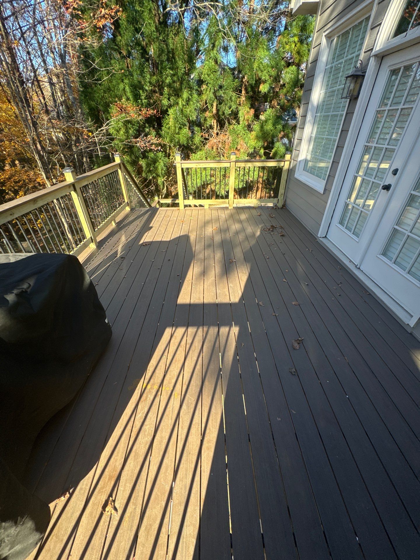 Custom Multi-Level Composite Deck and Sunroom Addition in Suwanee by Swift Home Renovations 
