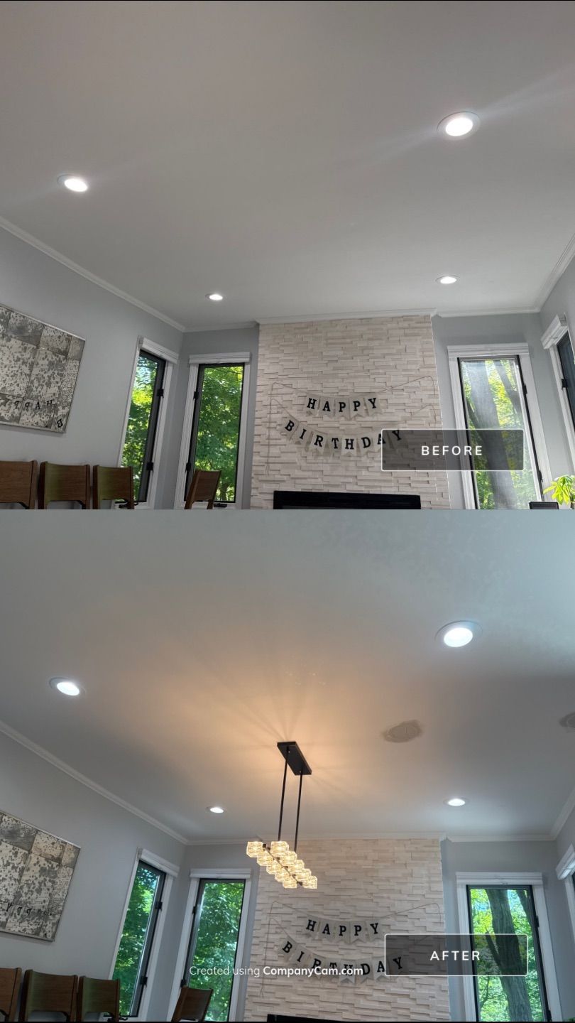 Living Room Upgrade | Fan Install by Spartan Home Pros