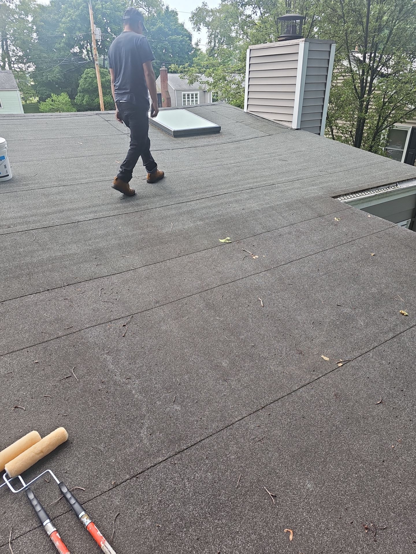 Residential Roofing Installation using Owens Corning Duration Onyx Black by A Plus Exterior