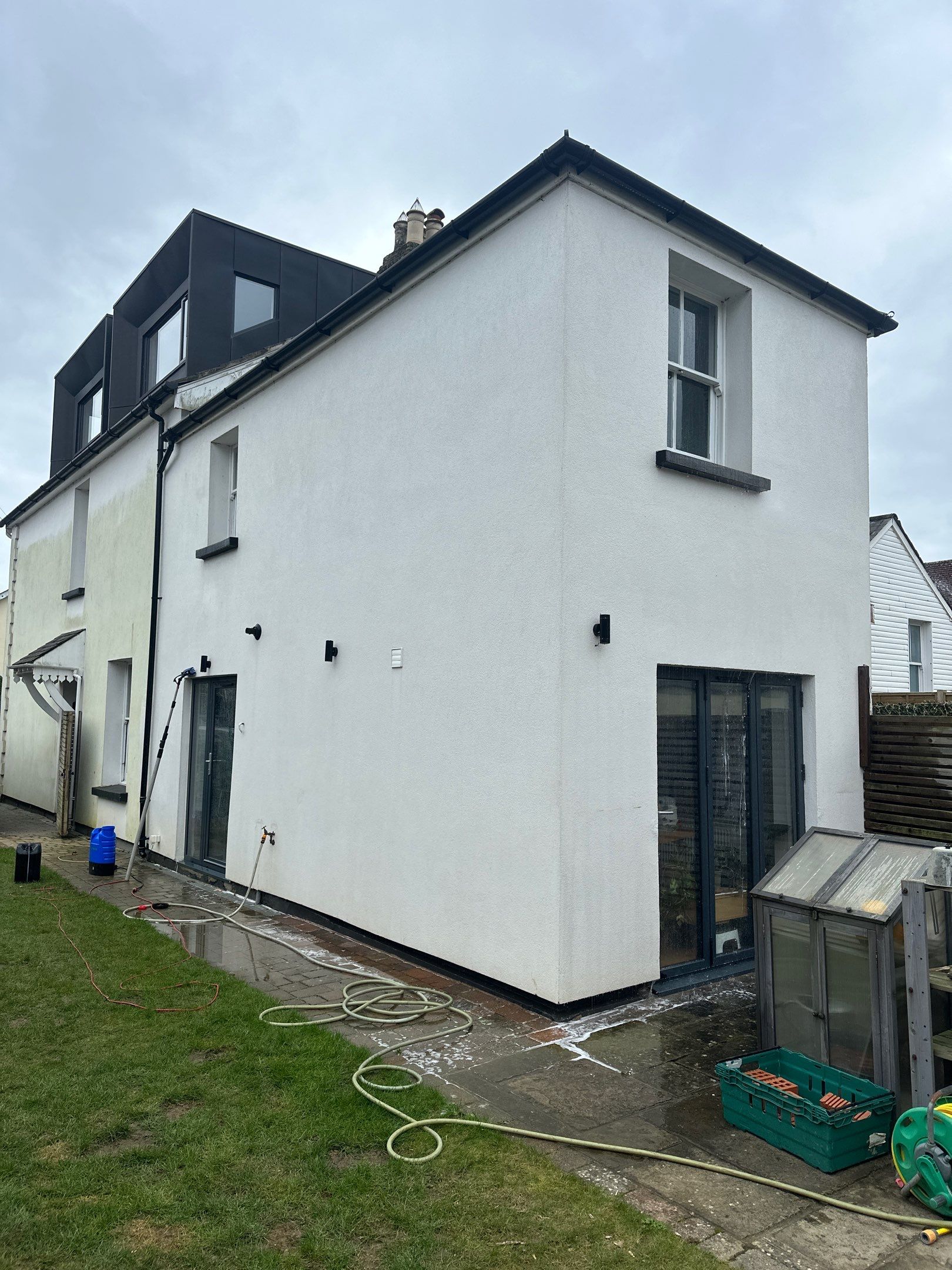 Render Clean using NuClear Biocide by Ges Exterior Cleaning ltd