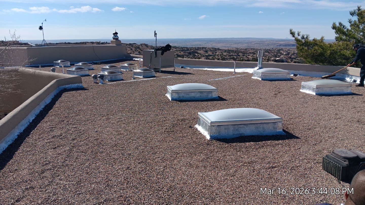 Tar & gravel complete roof tune up in Placitas by Doyle Roof Masters Inc