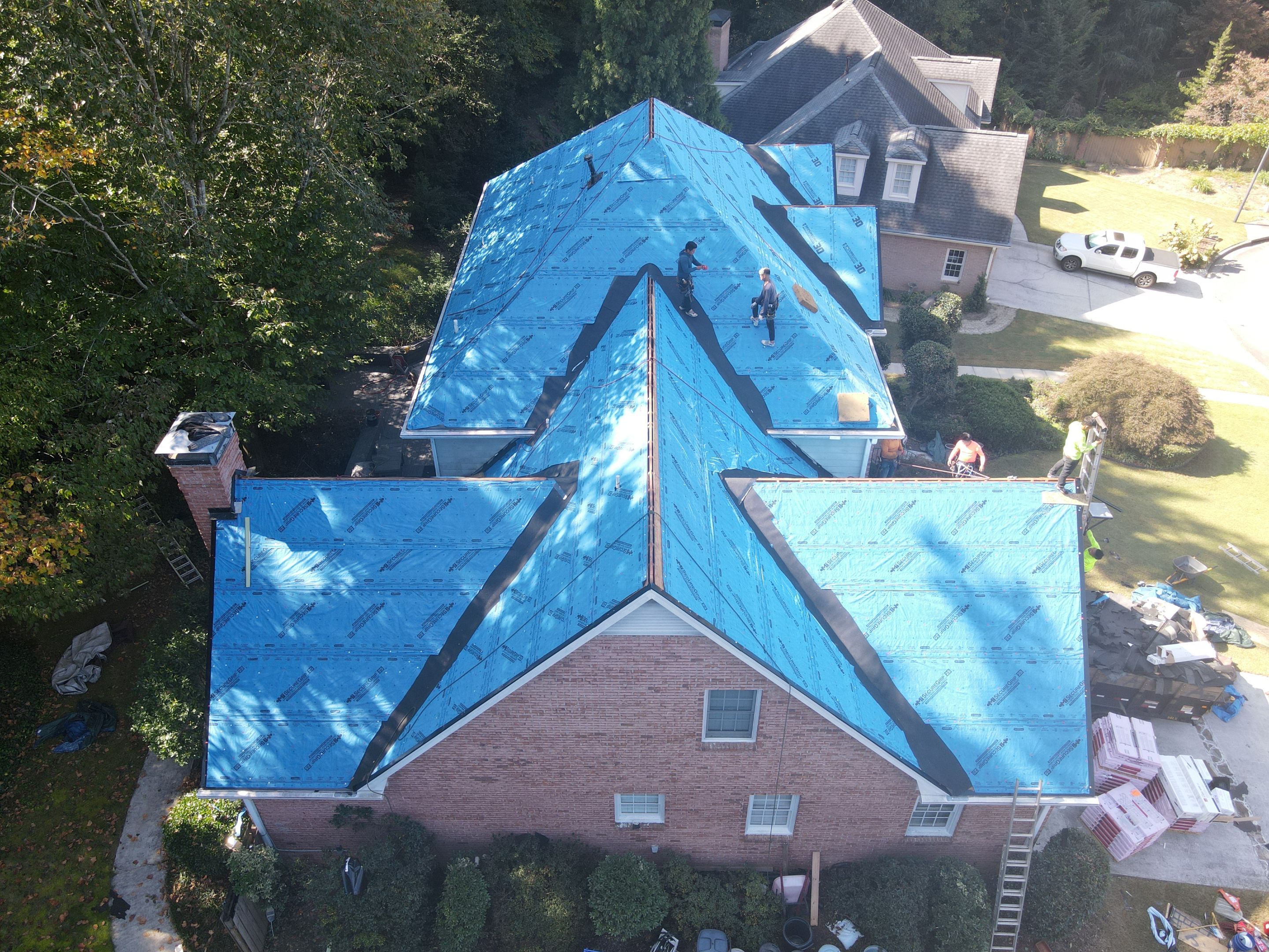 Residential Roofing Installation using Owens Corning by Inspector Roofing and Restoration
