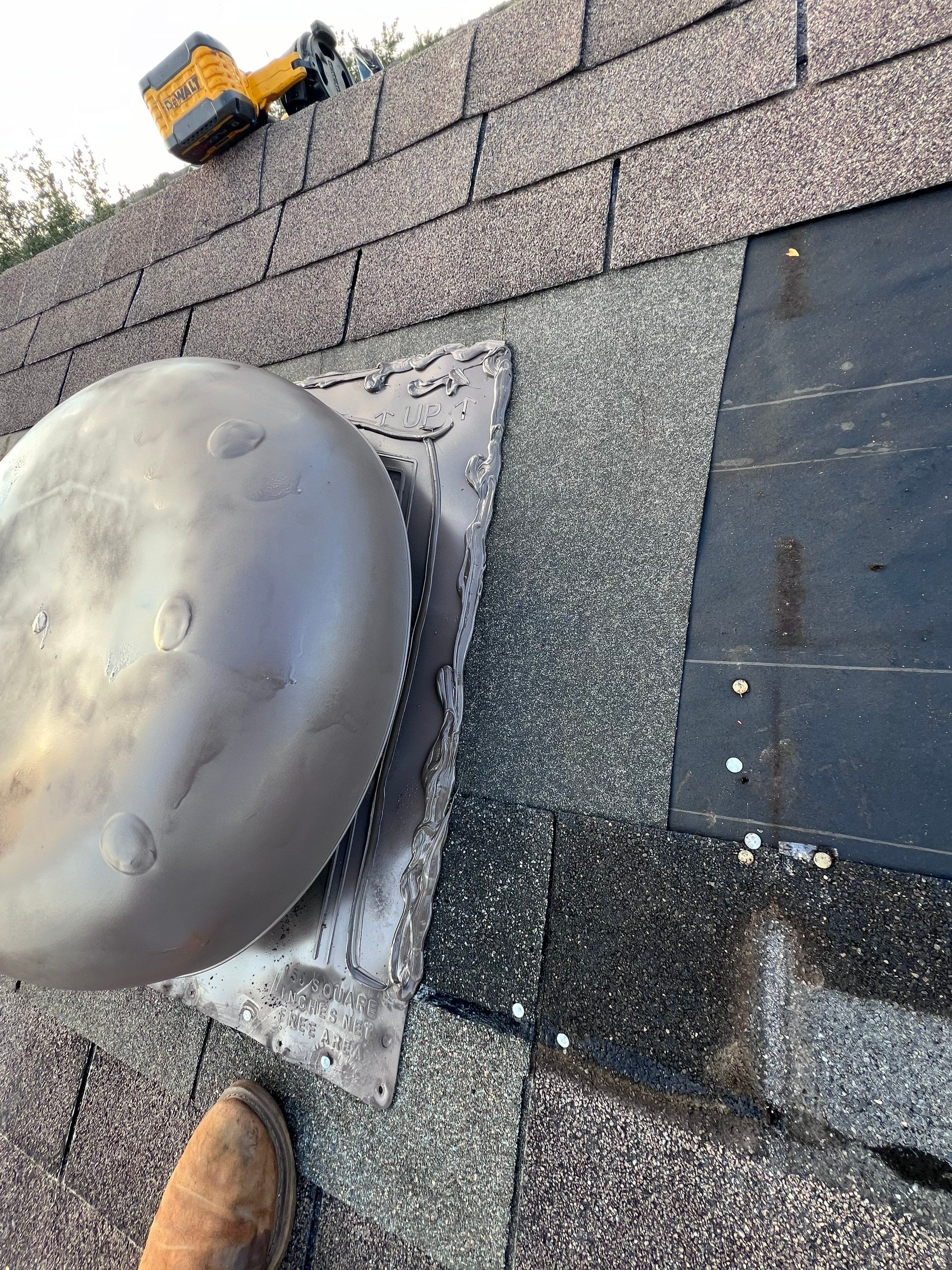 Hail Damage using Owen's Corning Duration (Lifetime) Shingles by Roof Repair Company