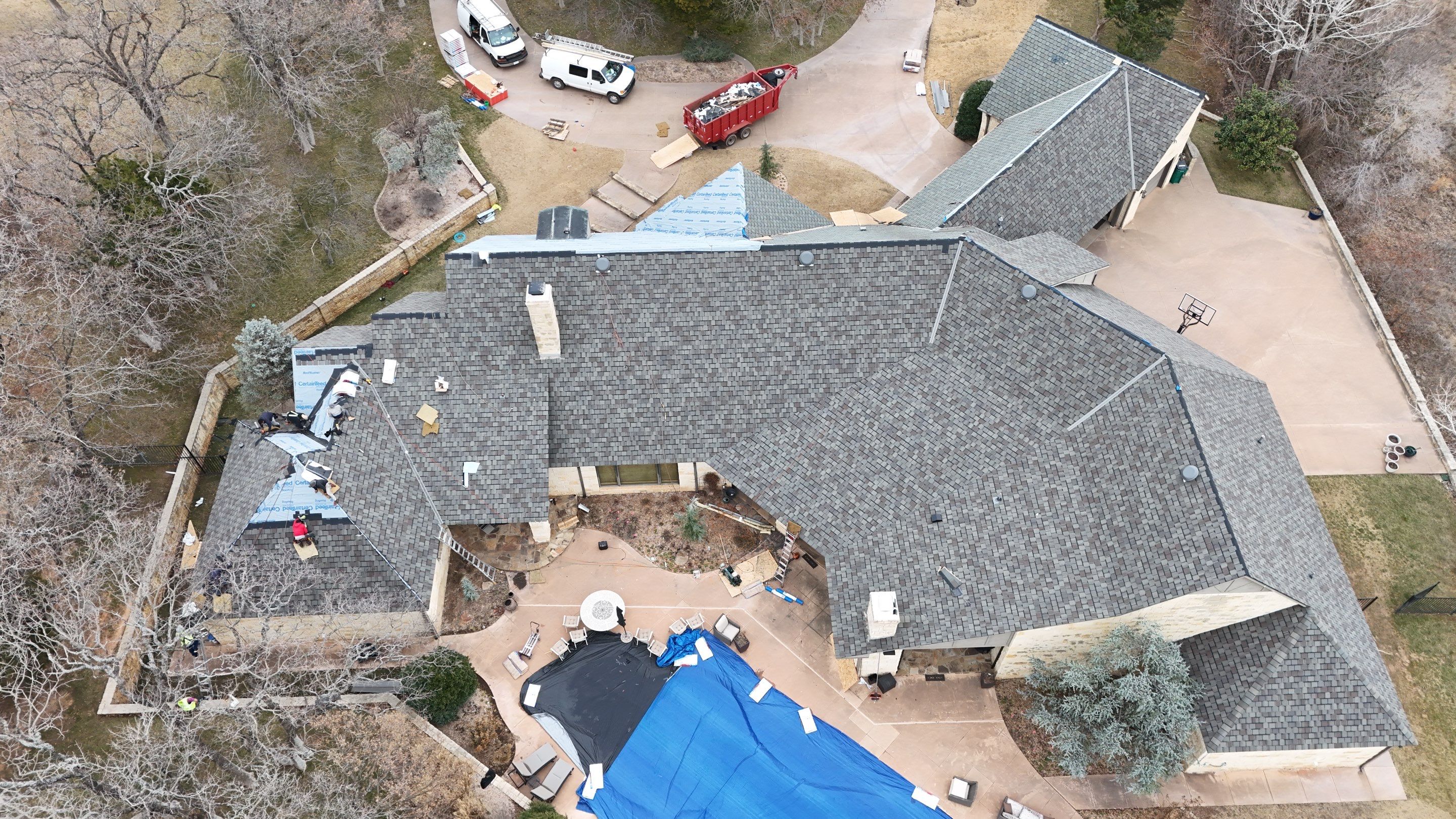 Reroof using Certainteed Integrity Roof System by Castillo Roofing