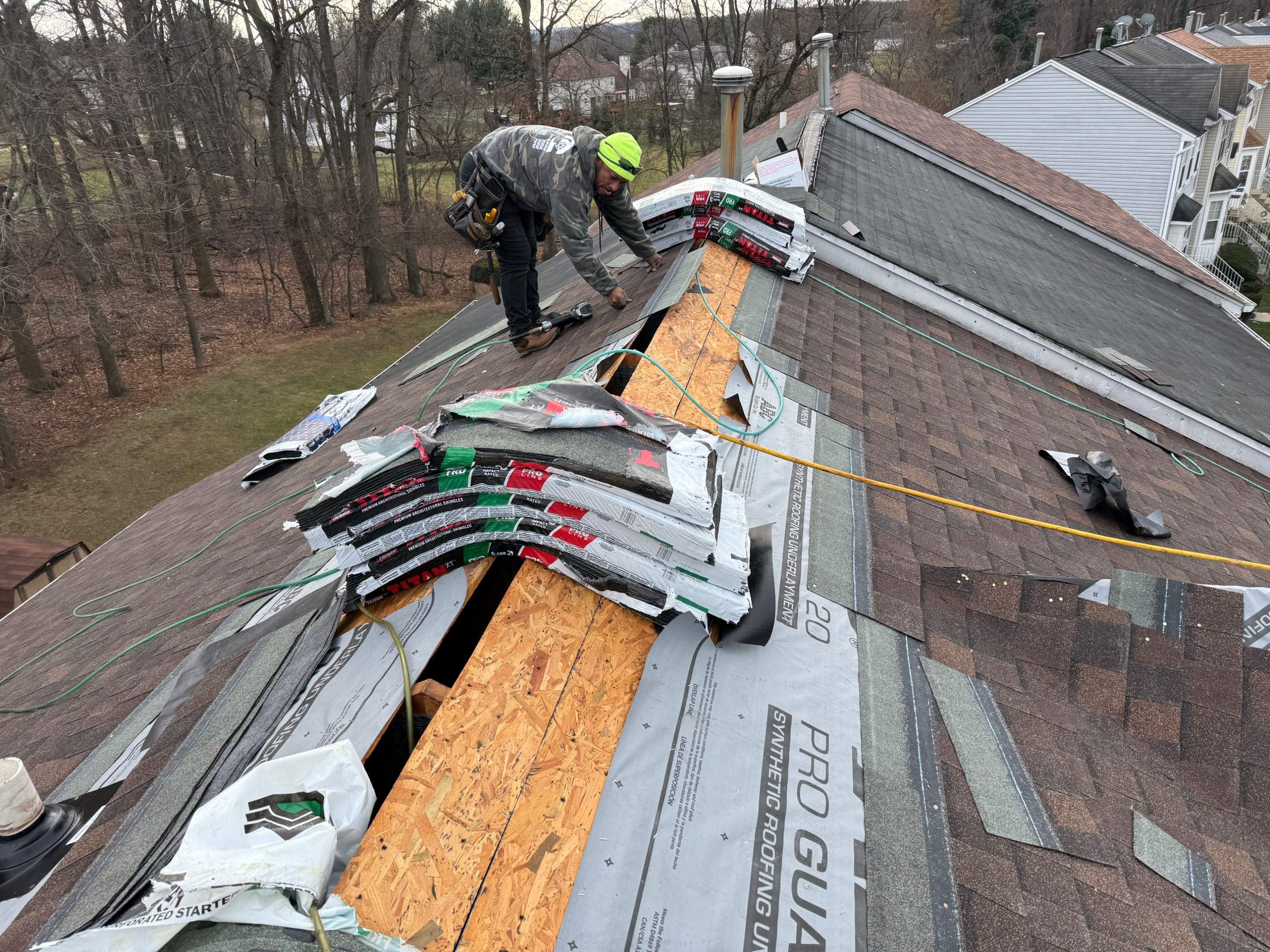Residential Roofing Installation using Tamko Titan XT by Matter Roofing & Construction