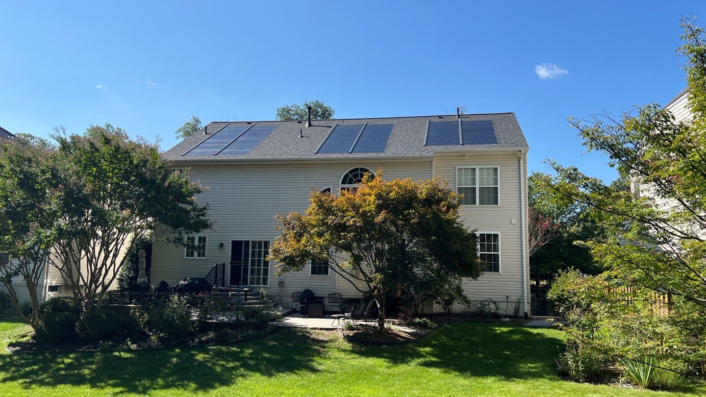 GAF Timberline Solar Roof Ellicott City, MD by American Home Contractors