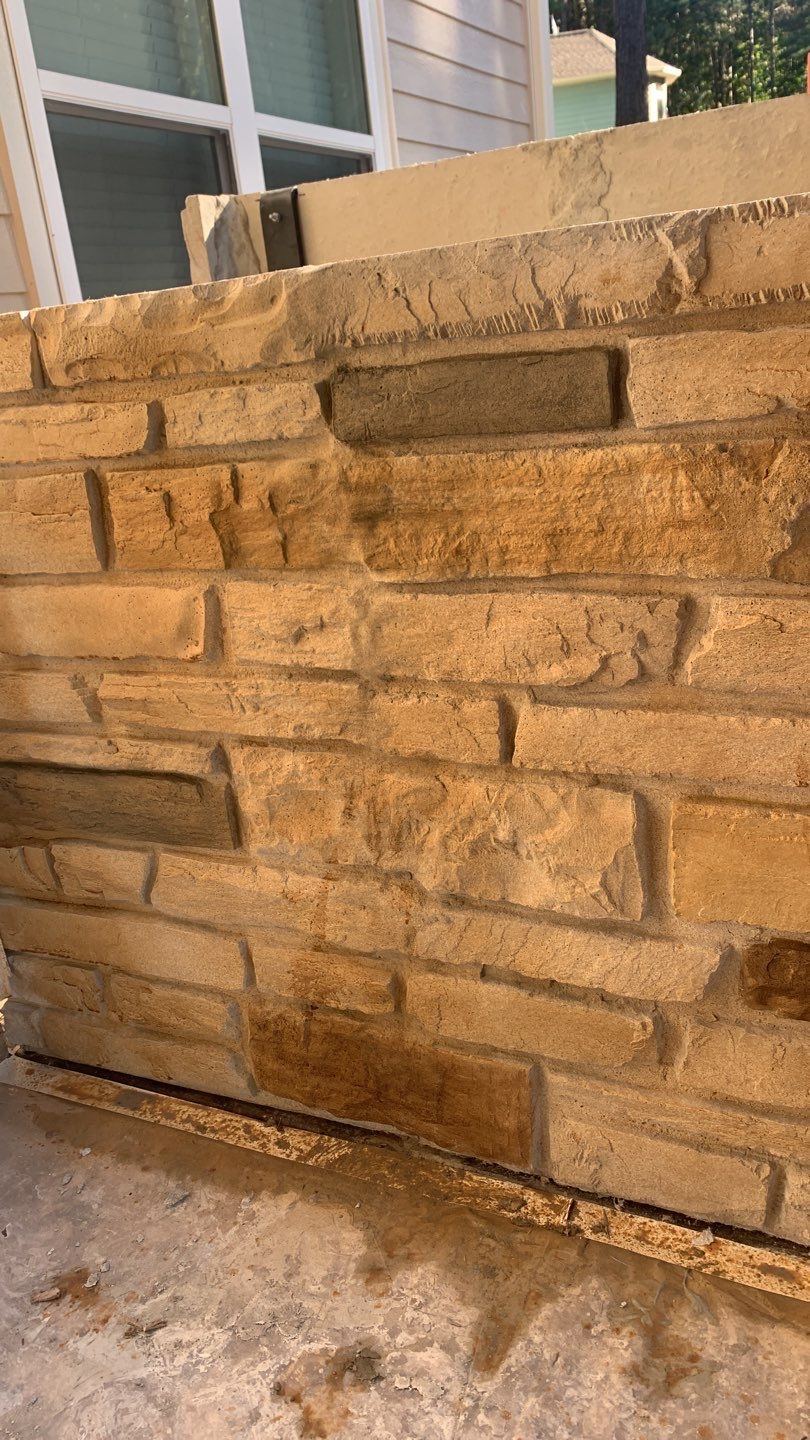 Outdoor Kitchen using Clifrock Panels by Xtreme Concrete Services