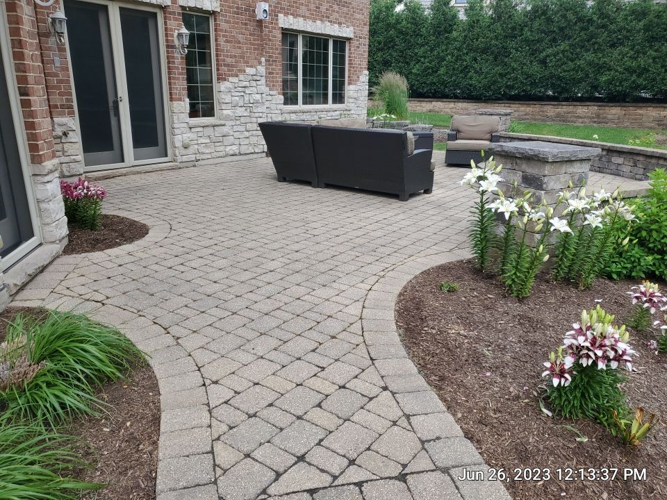 Brick paver clean, sand and seal.  using Surebond SB-1300 by Northern Power Washing LLC.