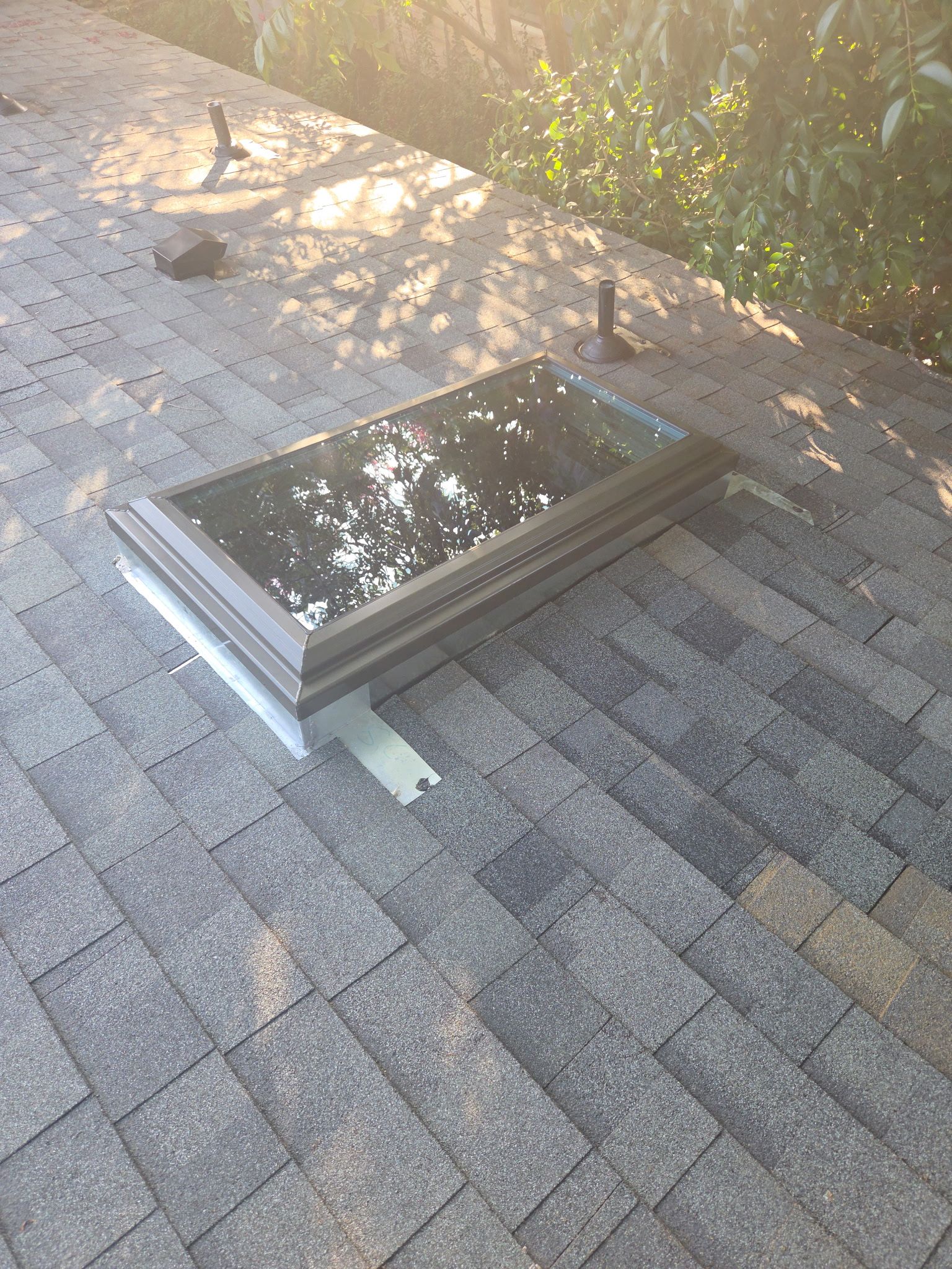 New skylights and a clean roof by REPS OF TEXAS