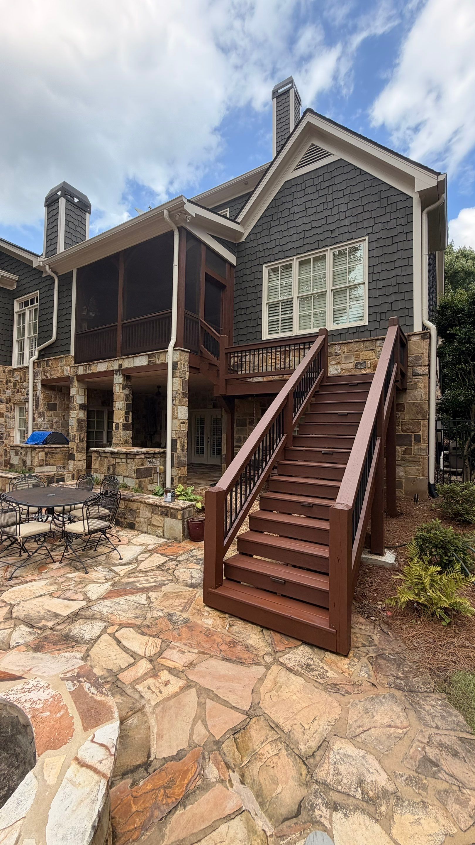 Comprehensive Interior and Exterior Painting With Custom Deck Staining by Swift Home Renovations