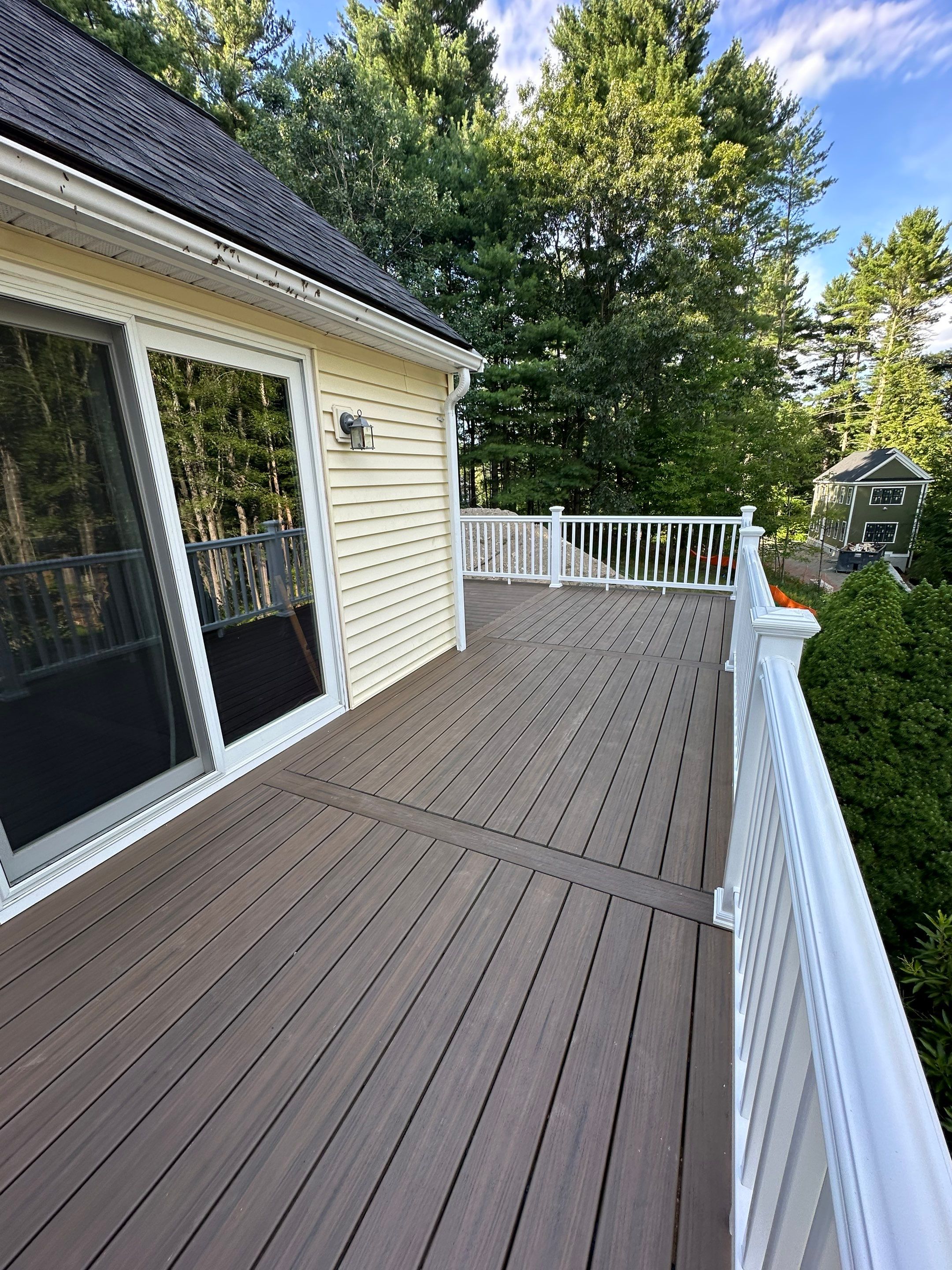 New Deck buit in Medfield MA by UBrothers Construction
