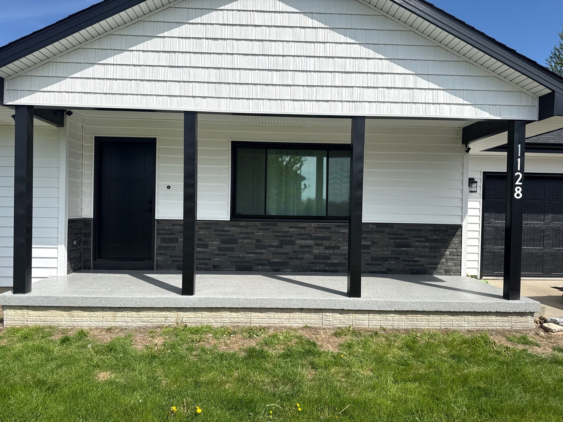 Indianola Porch Transformation by Revival Concrete Coatings