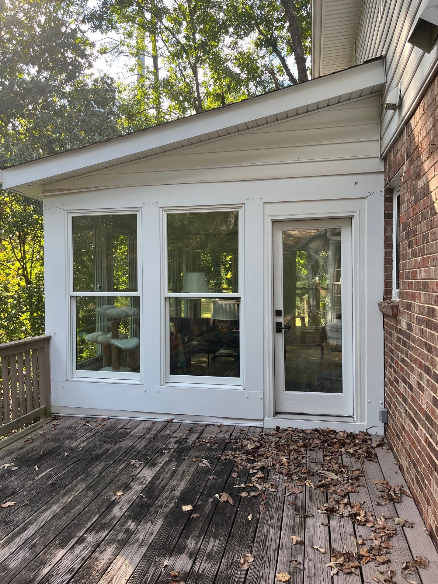 Deck Build and Screened-In Porch Install with Wild Hog 6' Black Mesh Panel Railing by Nelson Exteriors