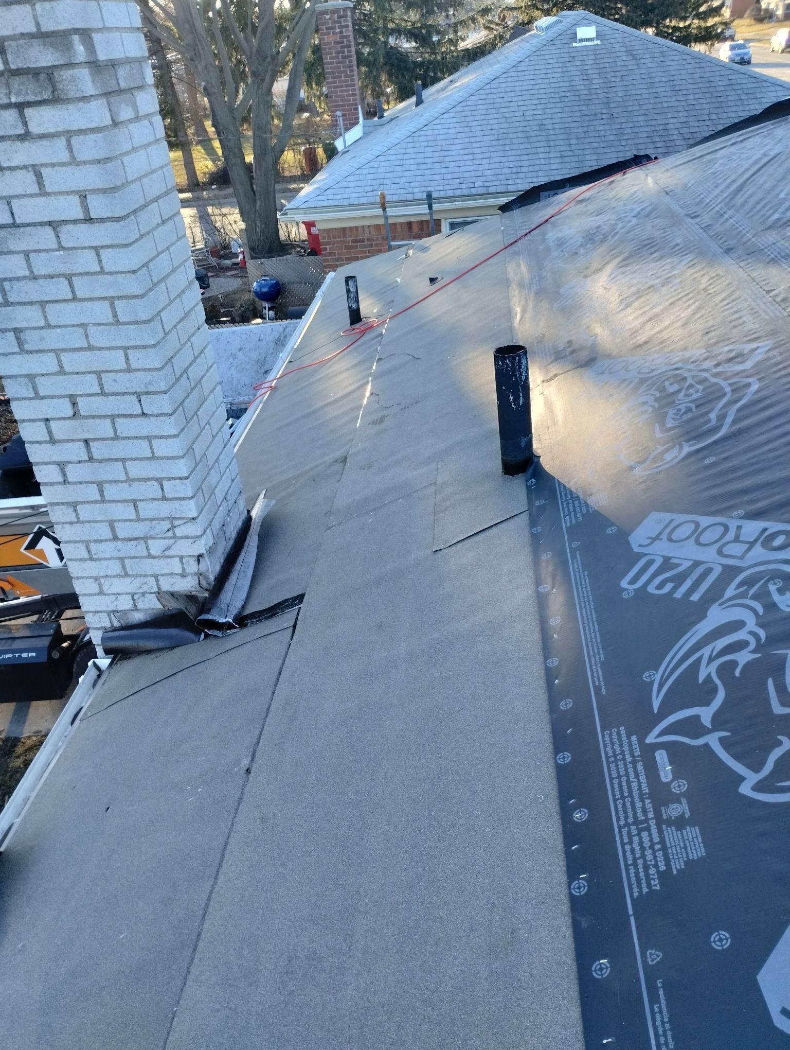 Residential Roofing Installation using IKO Charcoal Grey by JNR Roofing LLC